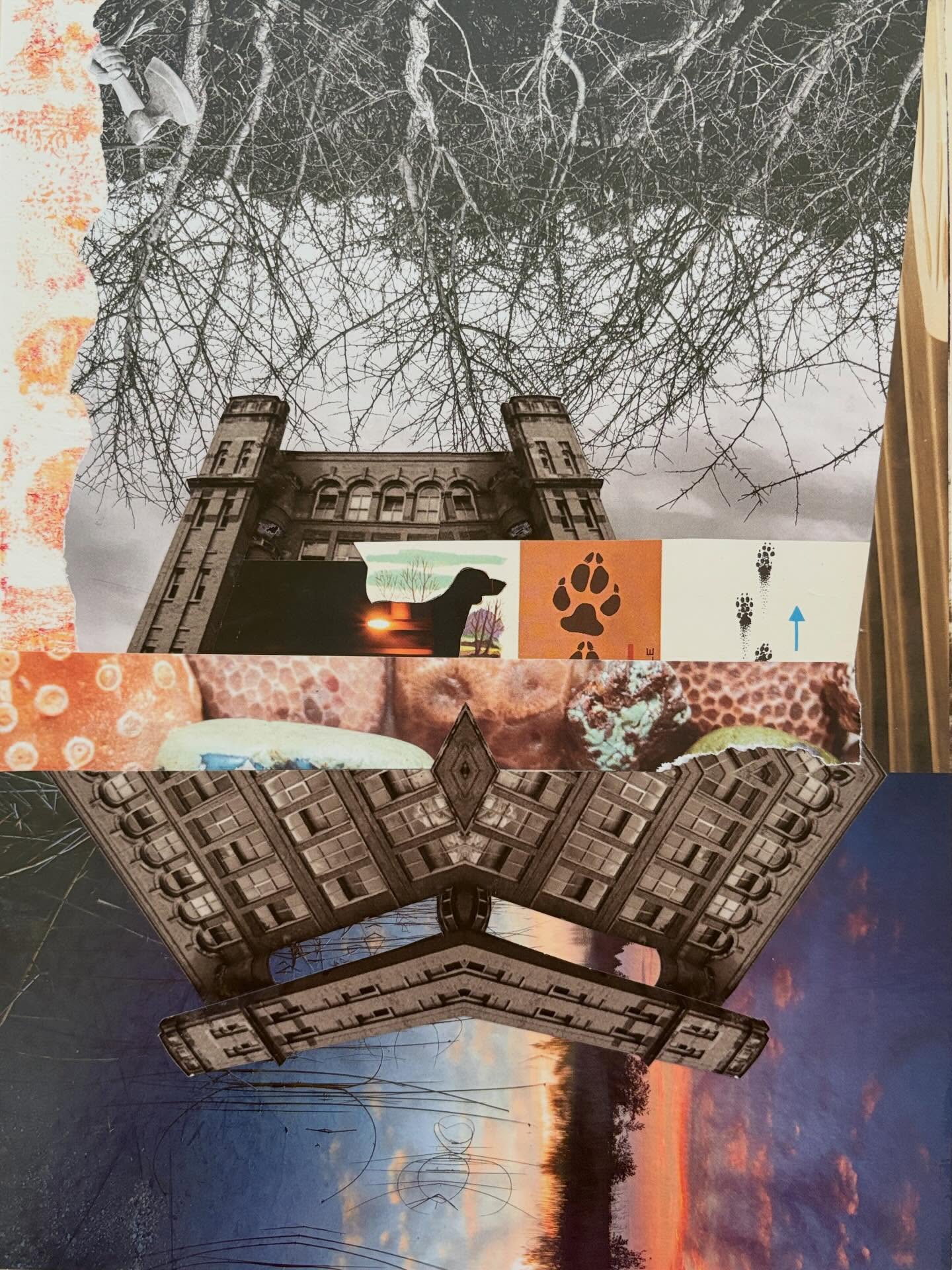 Hazy Cosmic Jive (If we can sparkle, he may land tonight. -David Bowie) @pariscollagecollective 13/2026 Creative Challenge
✨DM to purchase✨ 12x9” unframed collage on paper #davidbowie #weeklycollage #collage #collageart #jengatz