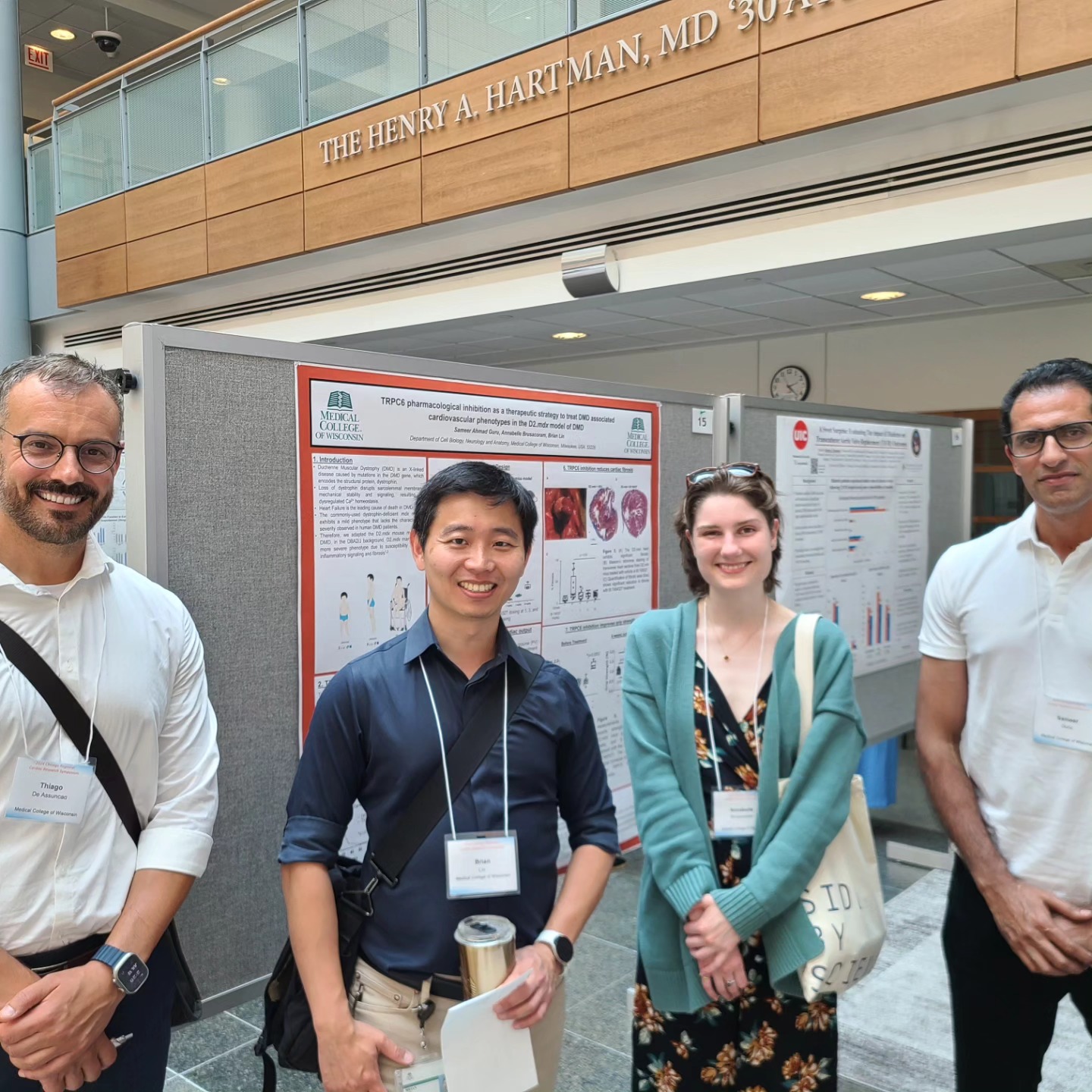 First Lab Conference at the Chicago Regional Cardiovascular Research Symposium 2024.
Highlights:
Met up with some old Kass Lab friends @jonathanakirk and Grace Muller
Our very own @sameerahmadguru won best poster! 🎉See the last video for his reaction