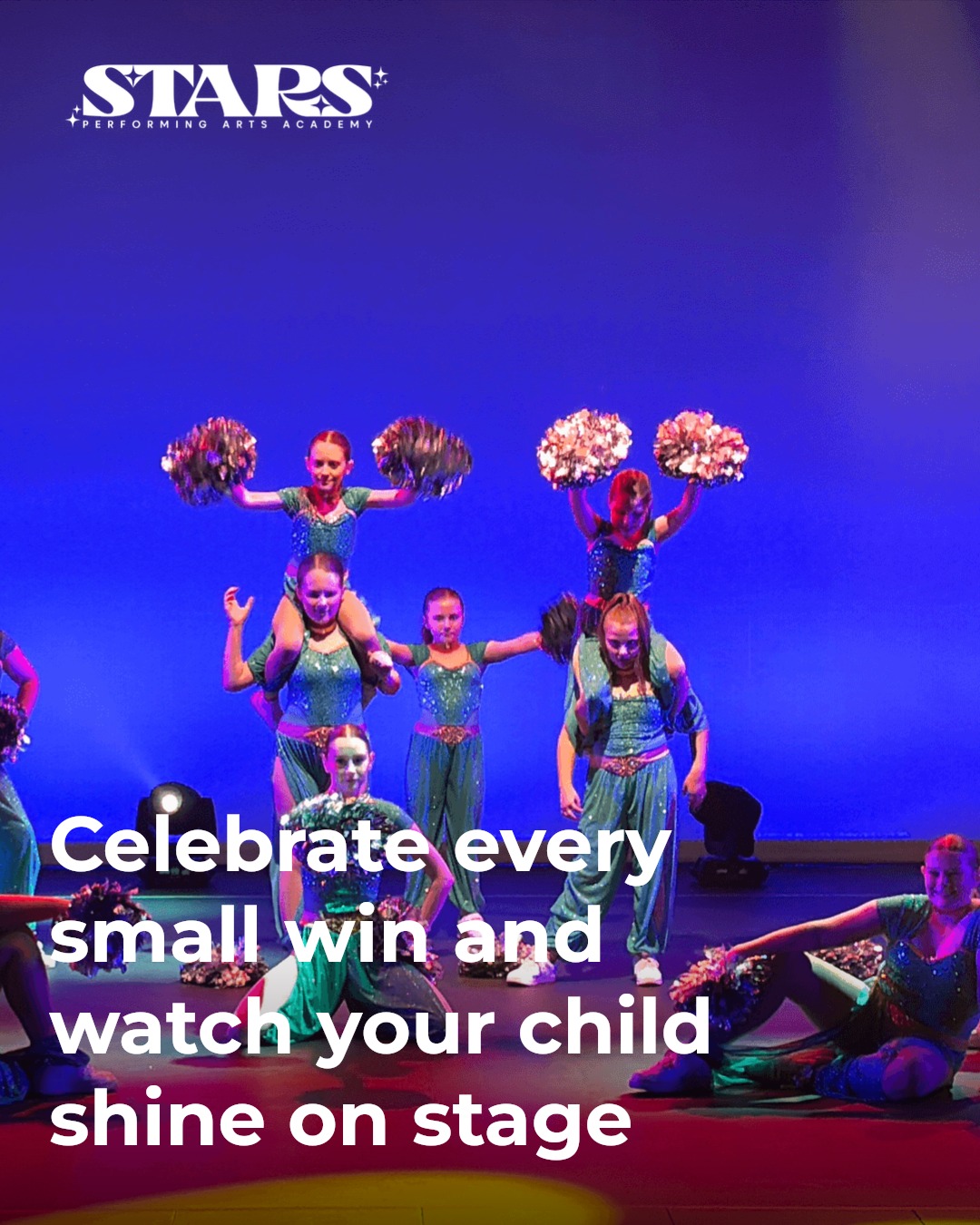 Want to see your child light up the stage with confidence, creativity, and pure joy? Start by celebrating every small win and encouraging fun-filled practice sessions. Let their imagination run wild and watch teamwork and friendships blossom along the way. Keep the path full of smiles and cheers to help them thrive in performing arts! Enrol your child today and watch their star shine bright!