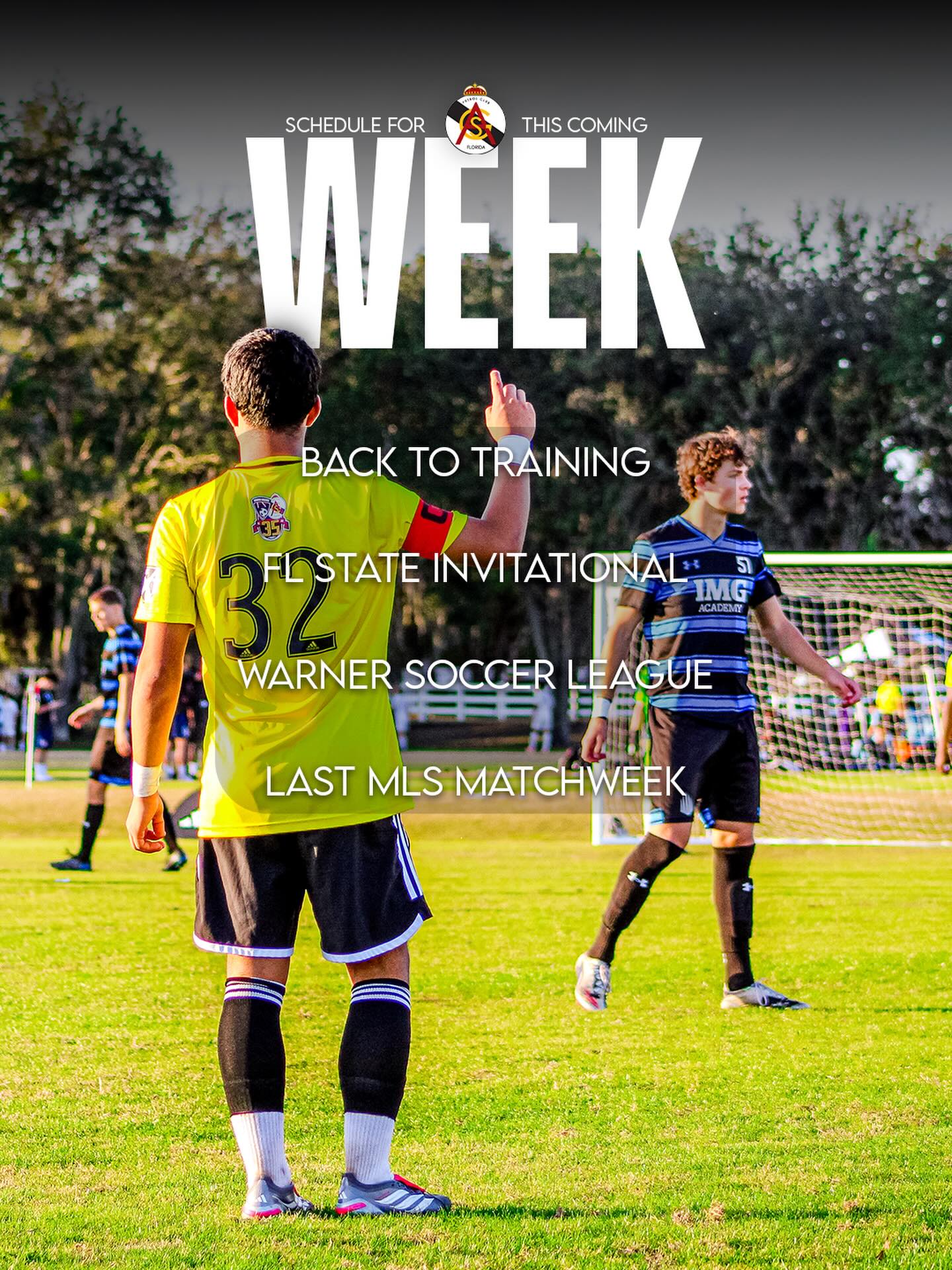 We’re Back!
Hope everyone enjoyed the break. Now it’s time to get back to work! We’ve got a busy schedule ahead with plenty of games, competition, and opportunities to grow.
Good luck to all our teams this weekend and most importantly have fun!
GO ASG! More than a club.