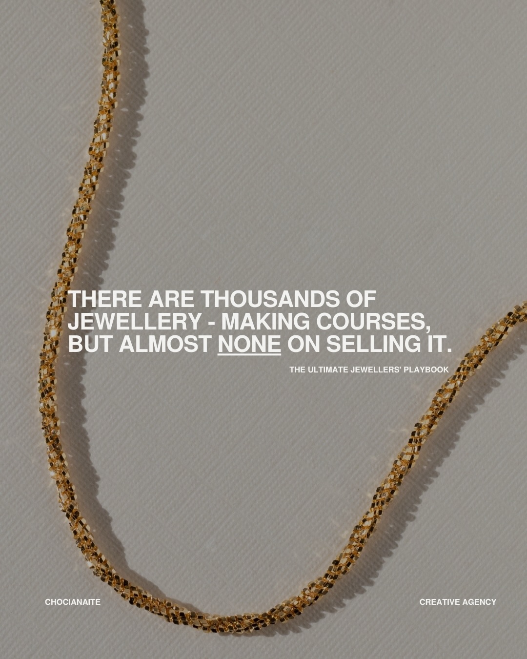 There are thousands of courses teaching you how to make jewellery.
Almost none teach you how to sell it.
That gap is exactly why The Ultimate Jewellers’ Playbook exists.
It’s a professional community built for jewellery brand owners who are past the hobby stage — and serious about building something that lasts in this industry.
Here’s what’s inside:
✨ Courses — brand building, jewellery photography, marketing, visual identity, and sales. Built for this industry. Not adapted from a generic business template.
✨ Masterminds — focused on the specific business problems jewellery brands run into at every stage of growth. Bring a real question. Leave with a real answer.
✨ Guest Insights — active jewellery industry professionals sharing what’s working right now. Not theory.
✨ Peer Community — real brand owners building the same thing you are. Not followers. Not buyers.
Drop 💎 in the comments and we’ll send the link straight to your DMs.
#JewelleryBusiness #JewelleryBrand #IndependentJeweller #JewelleryMarketing JewelleryPhotography