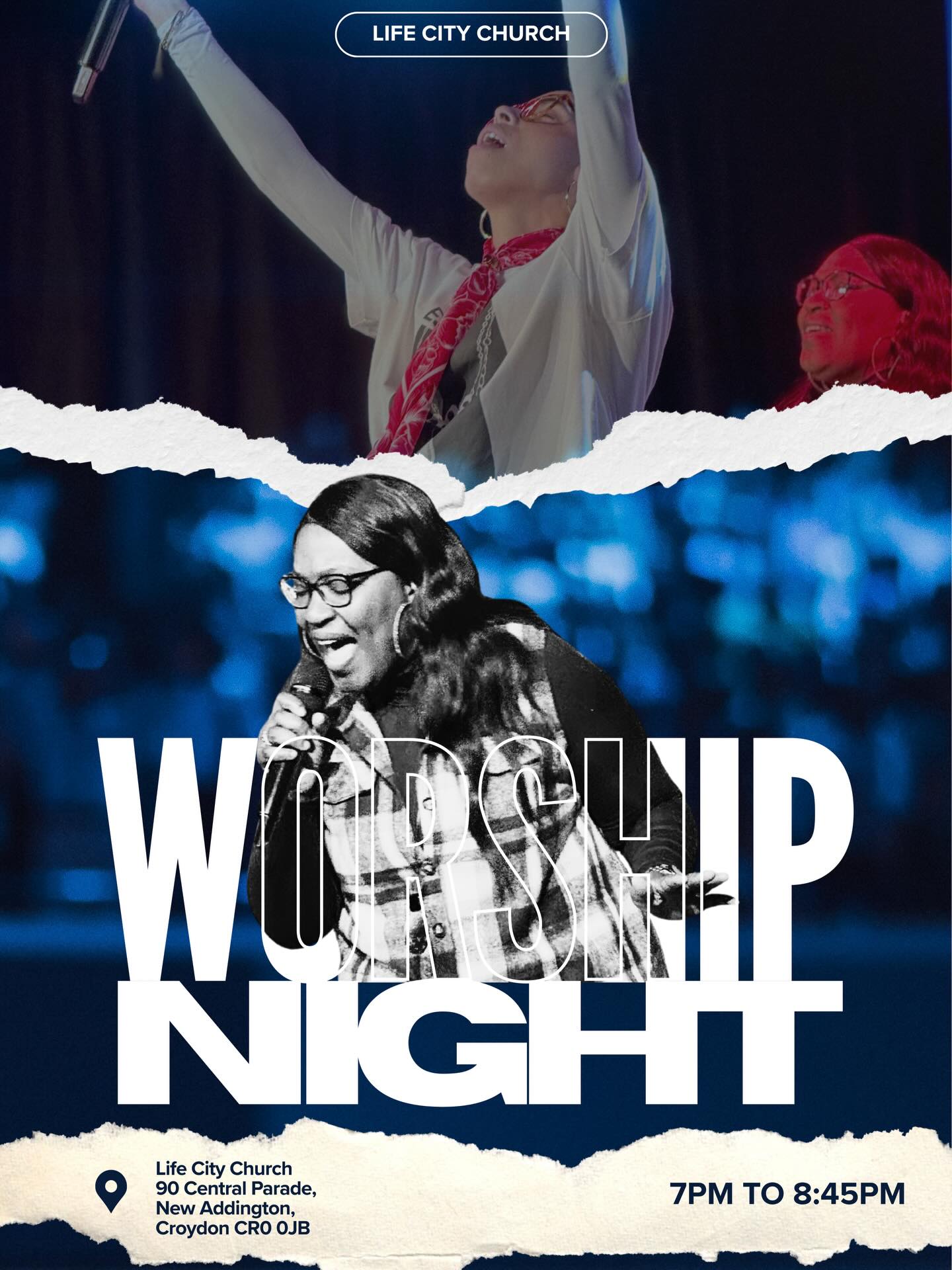 Hope has a name, and His name is Jesus. ✝️✨
Join us this Good Friday for a powerful night of worship at Life City Church in New Addington, Croydon.
📅 Friday 3rd April • 🕖 7:00–8:45pm
Come expectant. Come hungry. Come hopeful. 🤍
#GoodFriday #WorshipNight #LifeCityChurch #NewAddington #CroydonChurch