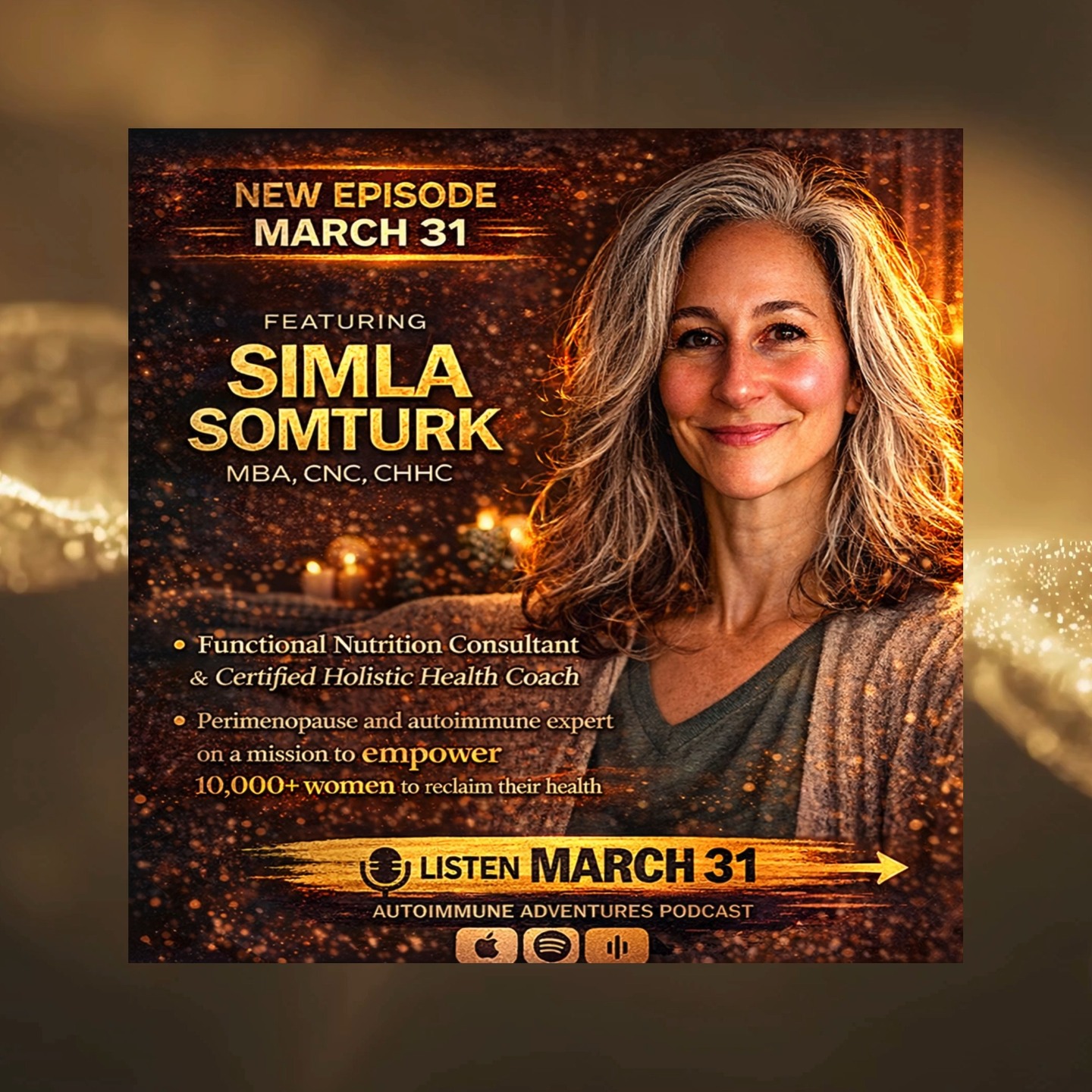 Perimenopause, Autoimmune Disease & Chronic Illness: What Every Woman Needs to Know
It’s here.
Today’s episode of Autoimmune Adventures is one of the most important conversations we’ve had.
In this powerful discussion with Simla Somturk, we talk about something so many women are living through—but don’t fully understand:
The overlap between perimenopause, autoimmune disease, and chronic illness.
Because this isn’t just about hormones.
It’s about how everything in the body is connected.
Hormones shift…
The immune system responds…
Energy drops…
Sleep changes…
Brain fog sets in…
And suddenly, it can feel like everything is happening at once.
In this episode, we unpack:
• Why symptoms can feel chaotic or overlapping
• How perimenopause may trigger or intensify autoimmune conditions
• What’s actually happening inside your body
• Where you can begin to support yourself again
This conversation is honest, grounding, and deeply empowering.
If your body has been feeling unfamiliar…
If you’ve been trying to make sense of what’s changing…
You are not alone.
And there are ways forward.
Contact Simla at here website: www.healthcraftwithsimla.com
🎙️ Now streaming on Autoimmune Adventures
Listen wherever you get your podcasts
https://youtu.be/N8X1hAc_OWA