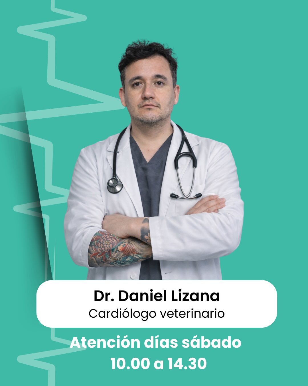 💥 Estamos muy contentos de que se una a nuestro equipo el cardiólogo veterinario, Dr. Daniel Lizana! 🌟
.
La salud del corazón es vital para el bienestar general de nuestros amigos 🐈⬛ 🐕 . El Dr. Lizana está aquí para asegurarse de que reciban el mejor cuidado y atención especializada.
.
Escríbenos al WhatsApp +569 3278 3984 para agendar una hora.
.
#saludanimal
#veterinaria
#perros
#gatos
#ñuñoa