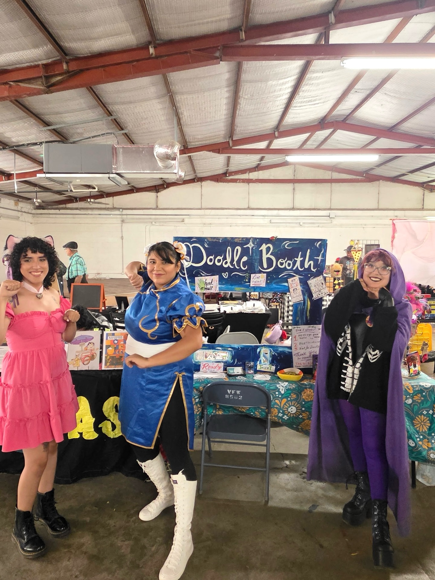 Come get your custom doodle portrait! 🎨✨
We’re at the VFW for the Eagle Pass Pop Culture Convention until 5PM. Stop by for mini portraits, fun goodies, and original art from our crew.
Pull up and get something made just for you 💫