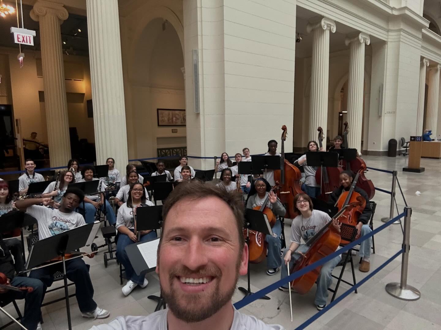 The UGHS Full Orchestra had a great time performing at and exploring the Field Museum! @the_ugbands