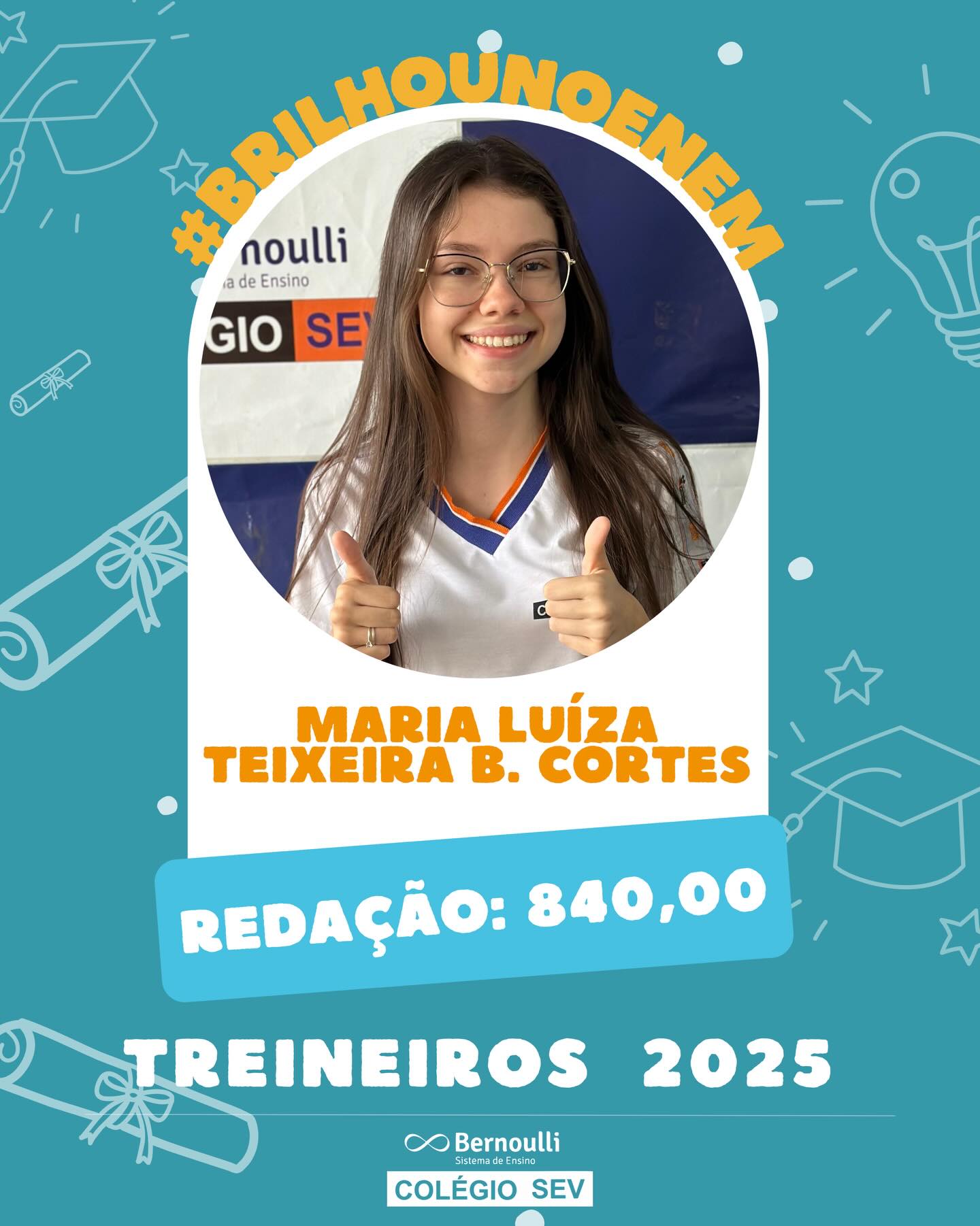 Um resultado que começa antes mesmo da linha de chegada.
Nossos alunos treineiros já mostram, na prática, o nível de preparo que constroem ao longo da sua trajetória estudantil, com destaque na Redação do ENEM 2025.
Esse desempenho revela pensamento crítico, repertório consistente e segurança na escrita.
Parabenizamos cada aluno pelo excelente resultado.
Que venha 2026 🚀