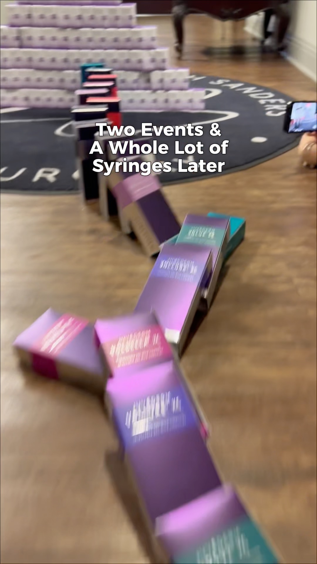 iykyk
Two events later… this was the aftermath.
126 bottles of Botox (12,600 units)
58 boxes of filler (104 syringes)
Safe to say, it’s been a busy start to the year.
Thank you for trusting us with your care.
Ready to plan your next appointment? Call (318) 698-8711.
#LipFiller #DrKennethSanders #botox #ShreveportMedspa #facefixr