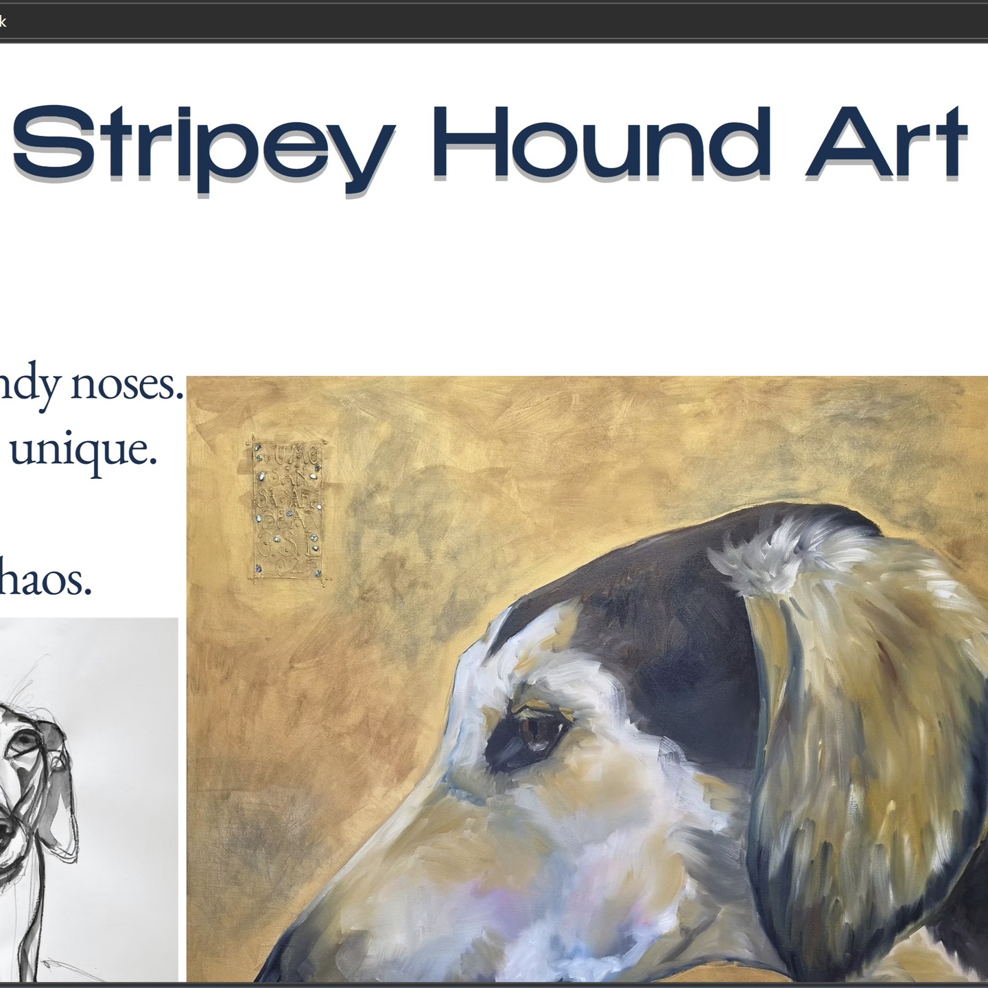 If you like what you see here, pop over to my website!
Lots more artwork, at the correct scale, with info and contacts.
stripeyhoundart.co.uk - link is in the bio
#newwebsite #lotsofimages #galgo #galgoespagnol #rescuehound #adoptdontbuy