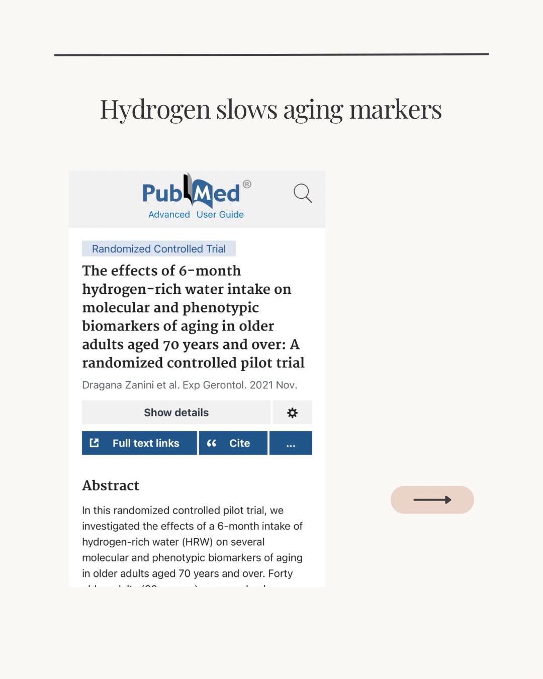 A 6-month randomized controlled trial showed that hydrogen intake may improve key markers of aging — including telomere length, brain metabolism, and physical performance.
This suggests hydrogen may support longevity at a cellular and functional level.
Not just feeling better — but potentially slowing biological aging.
#hydrogentherapy #antiaging #longevity #biohacking #mitochondria