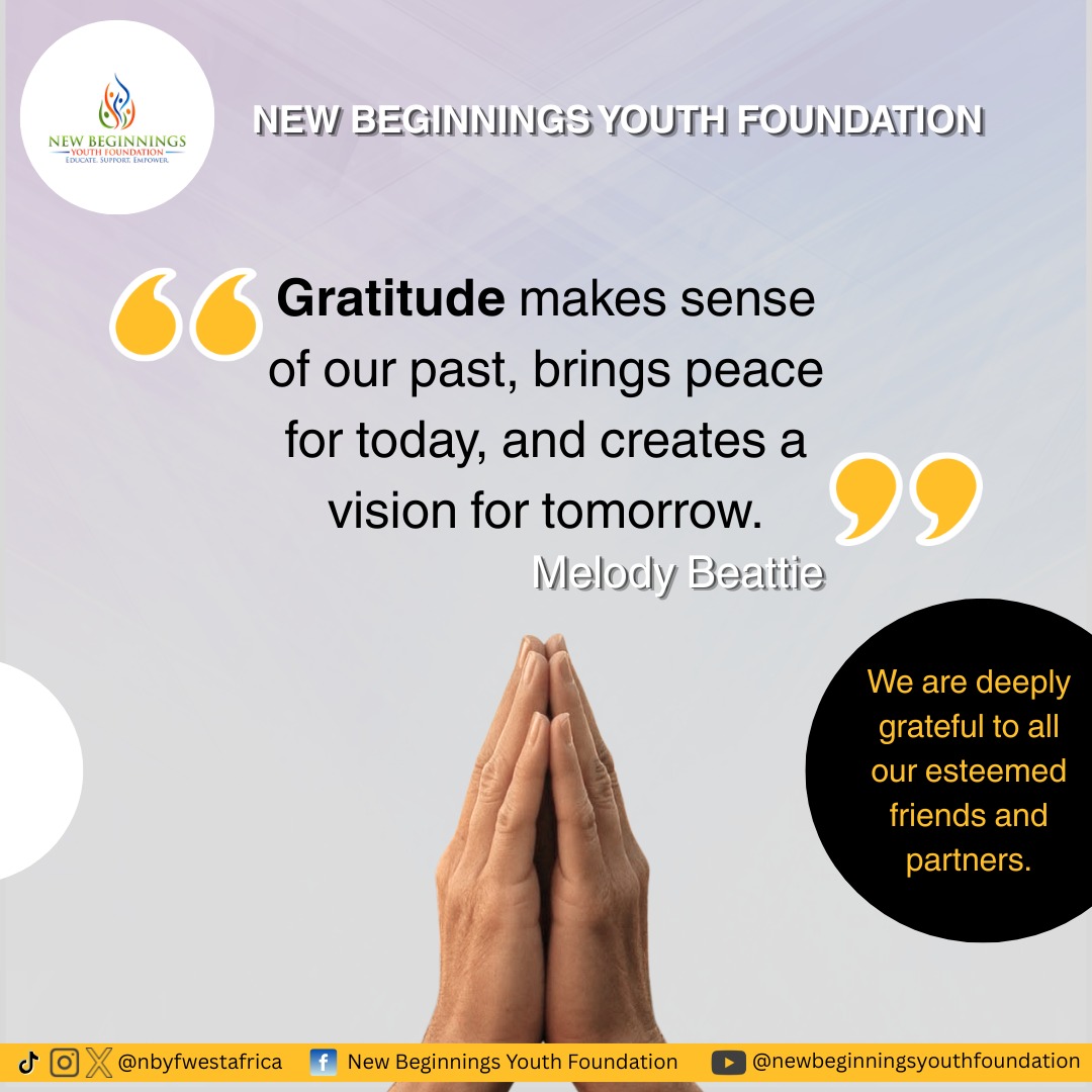 We are grateful for your support in the first quarter of the year. Because of you, we have been able to reach more children and create meaningful impact.
Thank you for being part of our journey 💙
#Gratitude #ThankYou #NBYF #CommunitySupport #StrongerTogether #ImpactInAction @oyostategovt @seyi_amakinde @alikodangotefoundation @tydanjumafoundation @tonyoelumelu @sos_childrens_villages @unesco