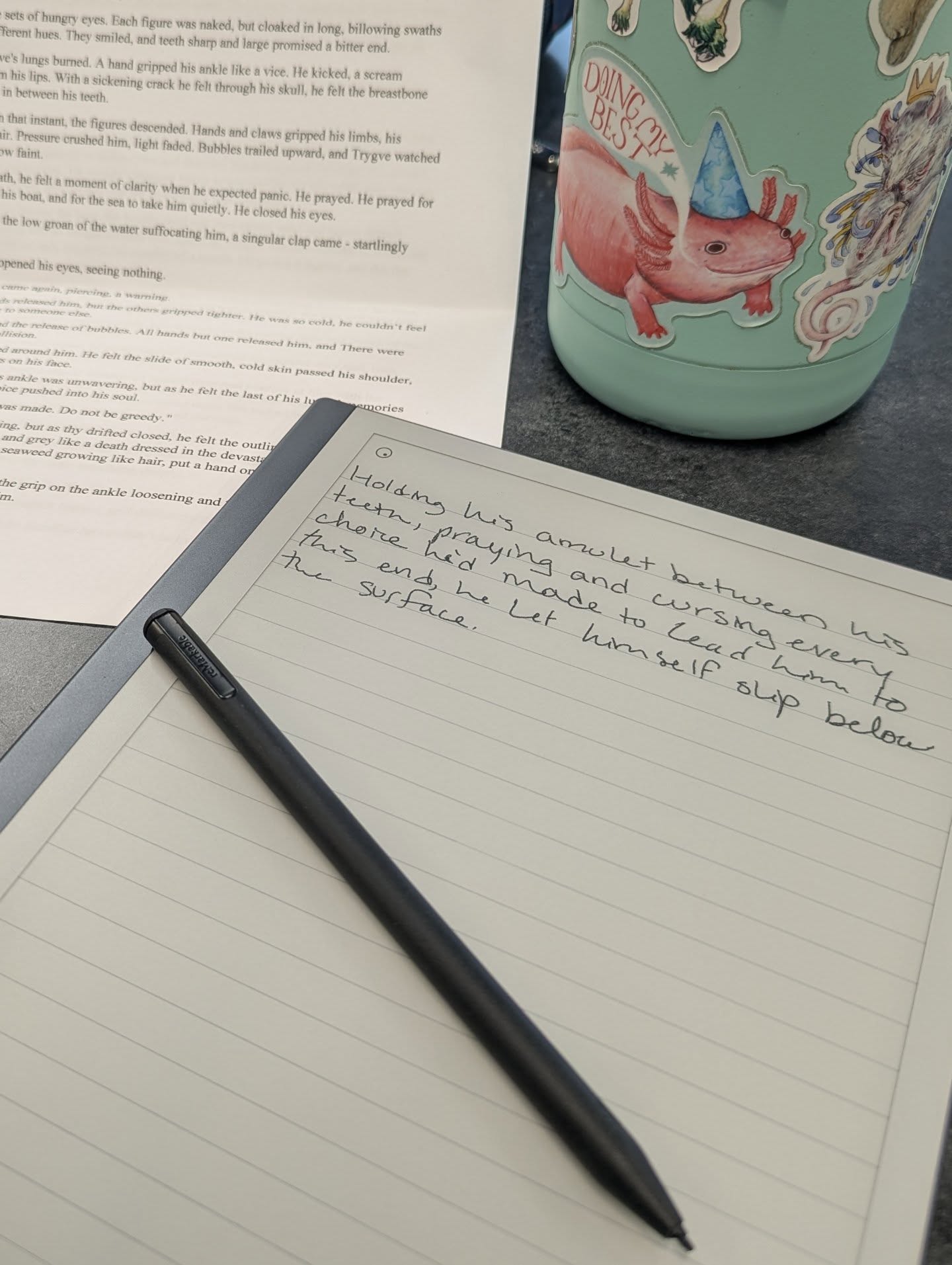 Some exciting (little) news!
I'm working on edits and rewrites for a Yule's Son related short story! I'm going to submit it to my very first writing contest, which is themed "Out at Sea," and it felt like a perfect opportunity for Trygve's story to resurface after a few years.
Trygve, for Yule's Son readers, is the eclectic older fisherman and boatmaker in the village. He has a greater presence in Book Two than in Book One, so consider this a teaser. 🌊
But it brings up a good question, if I have short stories or future book excerpts, or deleted scenes, would readers want that? Should I keep them secret, if there are spoilers? Or maybe I can have a private channel for those of us on the Shieldwall, that want all the content they can get???
#yulesson #behindthescenes #shortstory #fantasyreader #historicalfantasy