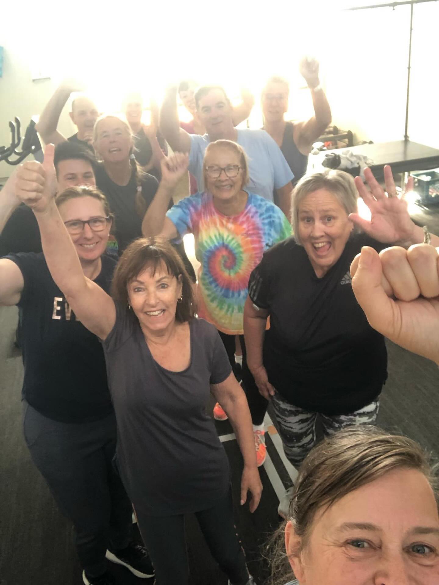 Shout out of thanks to the Sat Morning Circuit Crew, who took the time to cheer me on. Loved seeing this after - all that enthusiasm! Thanks ES Team.