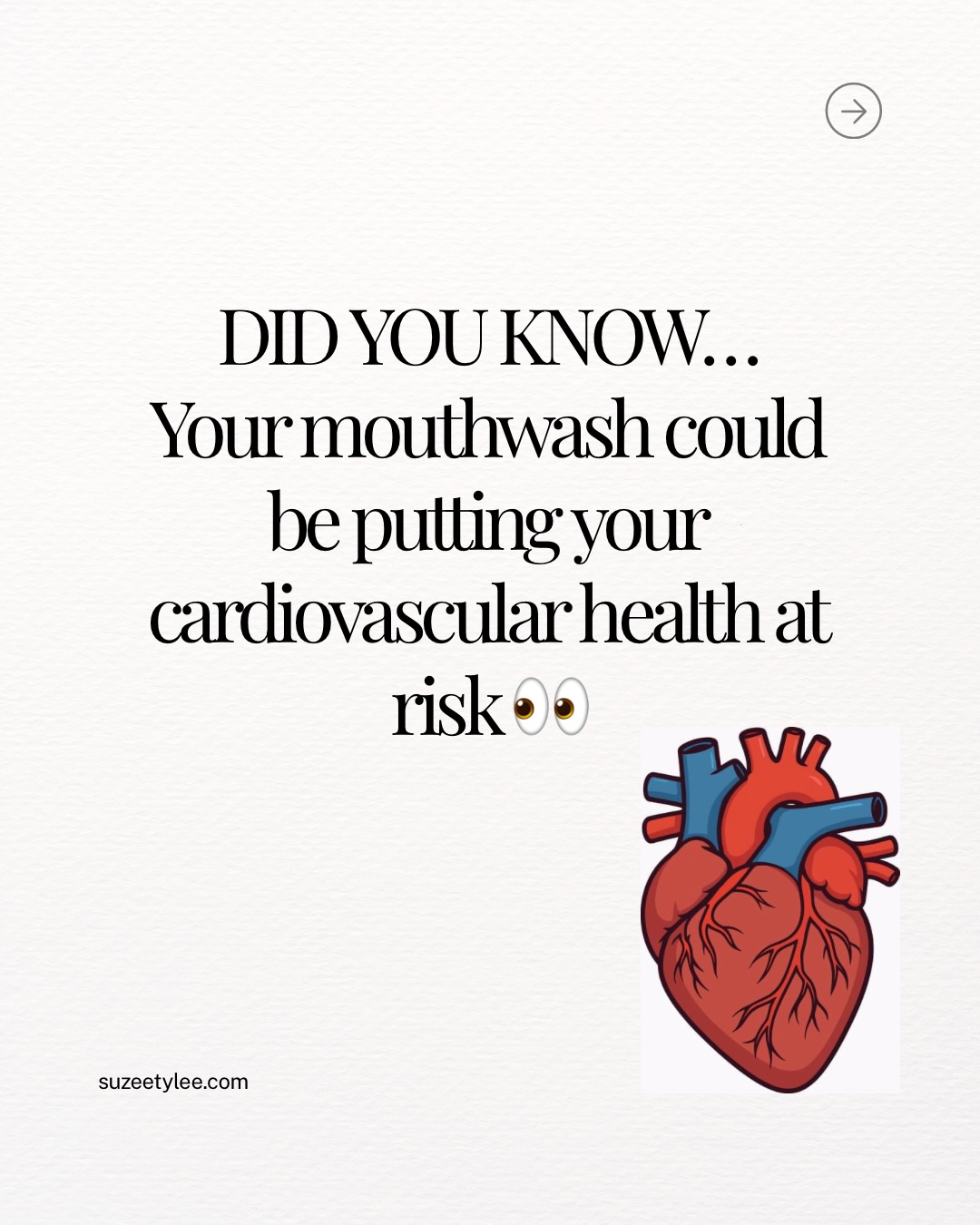 I just learnt THIS !!!
👀
#nitricoxide #stopmouthwash #cardiovascular #nasalbreathing #mouthtaping
