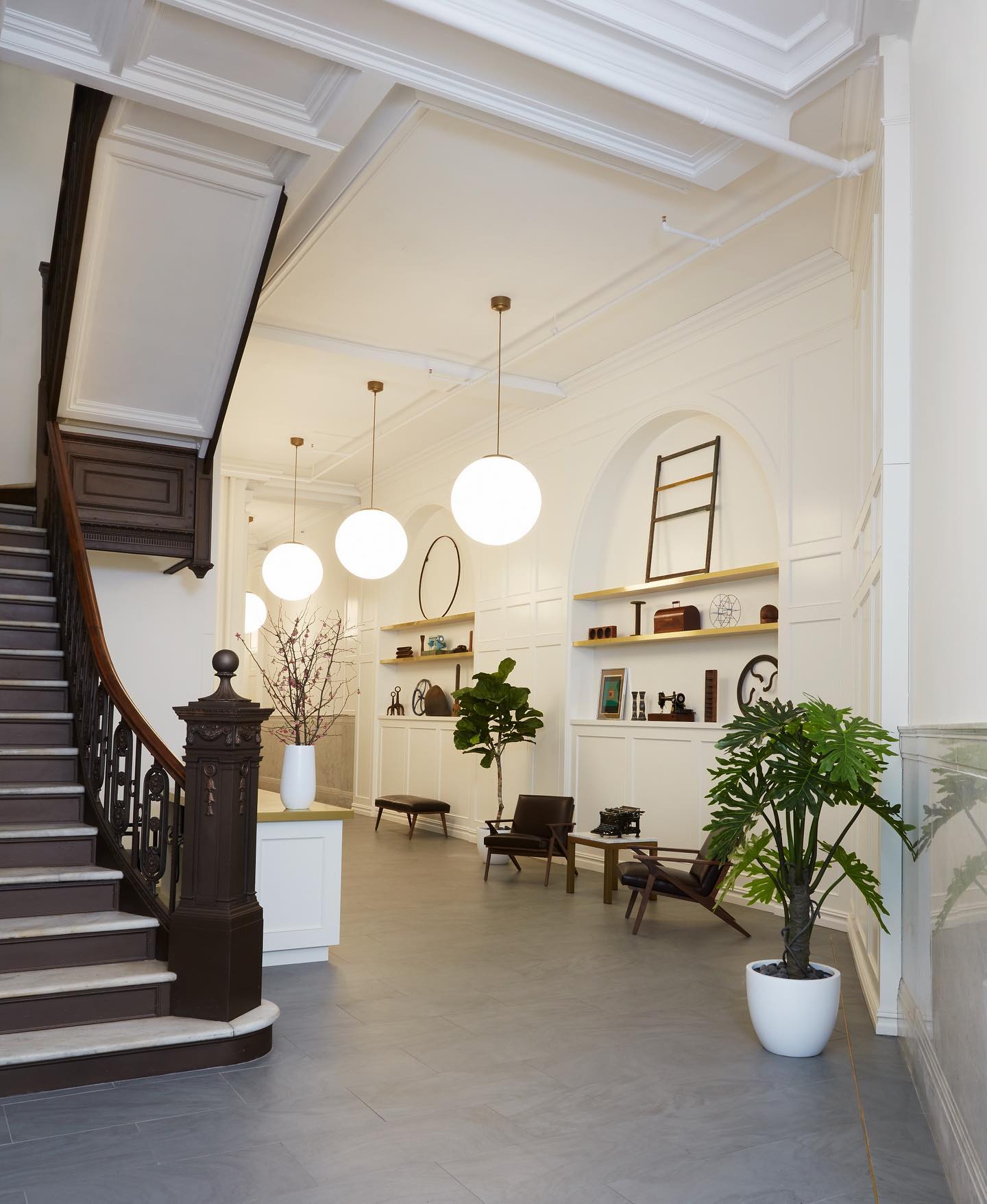 A fan favorite lobby restoration completed. #nyc #chelsea #office #lobby #design #construction #renovation #timelessdesign