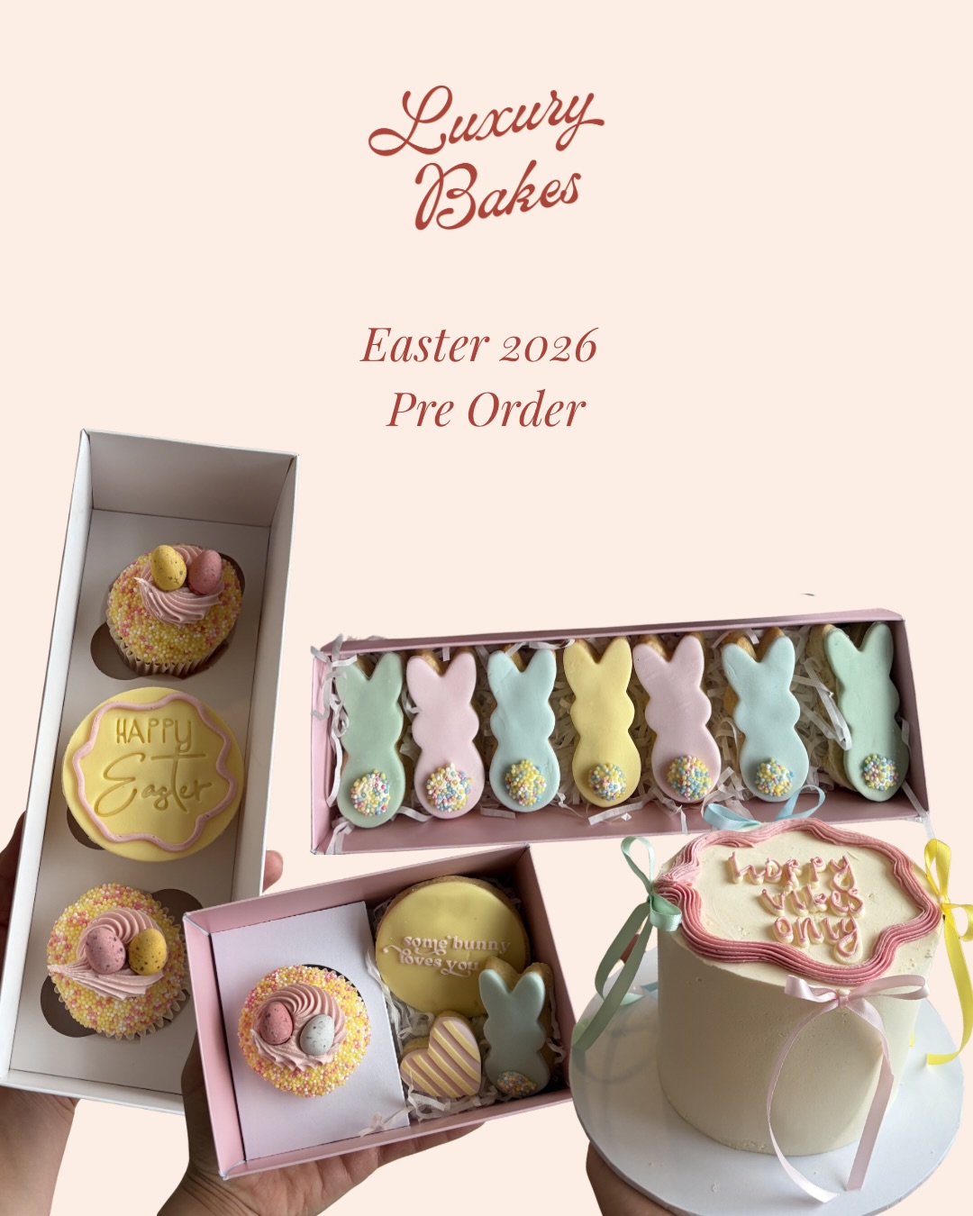 my easter range is now available to pre order!
You can either collect on Friday 3rd or Saturday 4th 🌸
all the prices & collection details are in the post , pop me a message with what you’d like to order! 🌸
