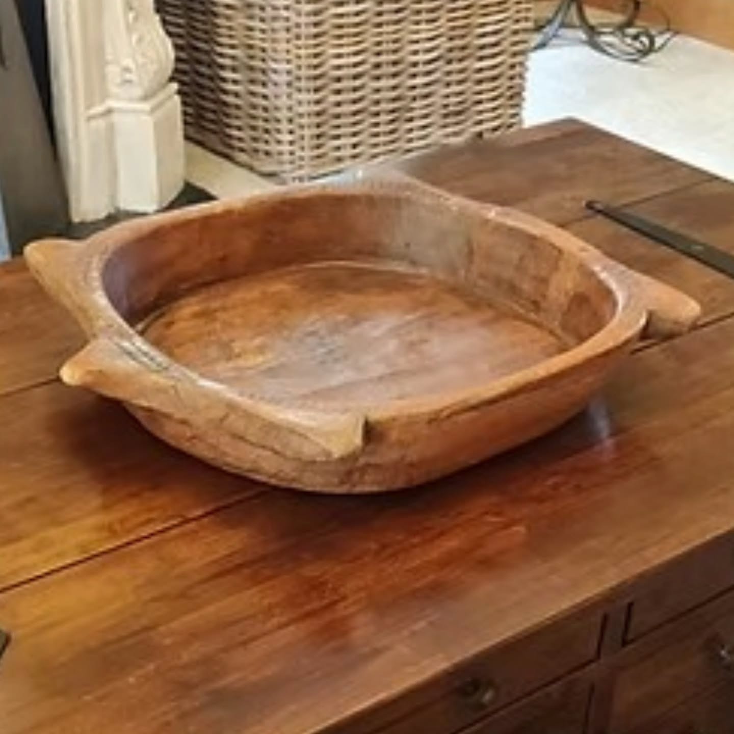 Antique Victorian early 20th or late 19th century hand carved dough parat bowl | https://share.google/9PHZscJ1RrbgPJQSv #stufftoyouandme