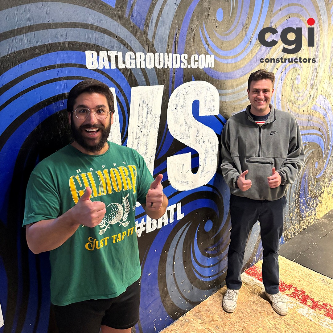 Who knew we had so many axe-throwing pros in the Toronto office?
Our team recently got together for our much-awaited and always-loved axe throwing event, and safe to say, this one really hit the mark. 🎯
#CGIConstructors #TeamBuilding