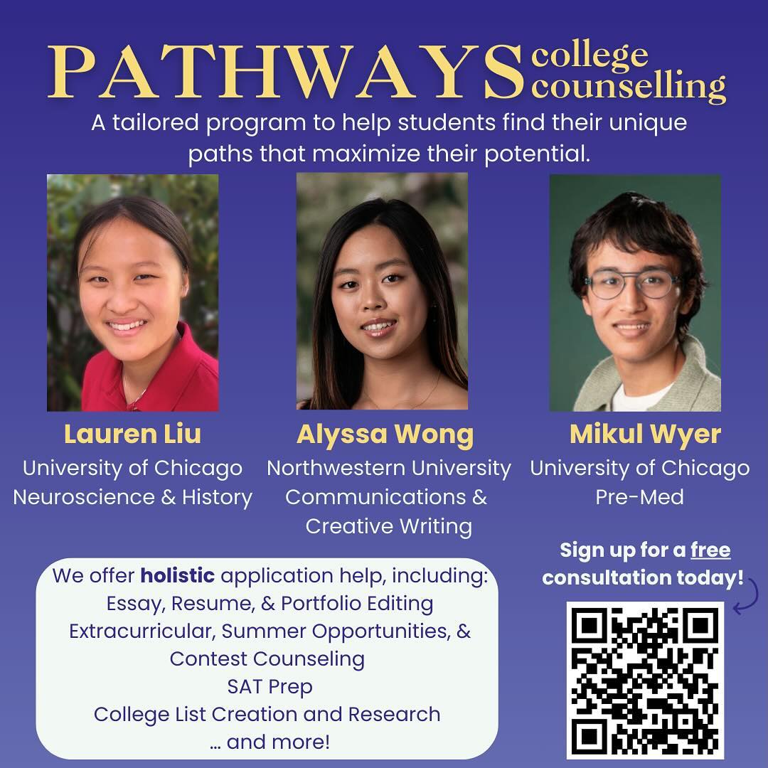 👋 Welcome to Pathways College Counseling! We are dedicated to providing reasonably priced, high-quality counseling and college admissions prep. Sign up for a free, 30 minute consultation using the link in our bio!
#college #collegecounseling #admissions #lowcost #collegeadmissions #collegeapplications #testprep #highschool #commonapp #ucapplication #coalitionapp