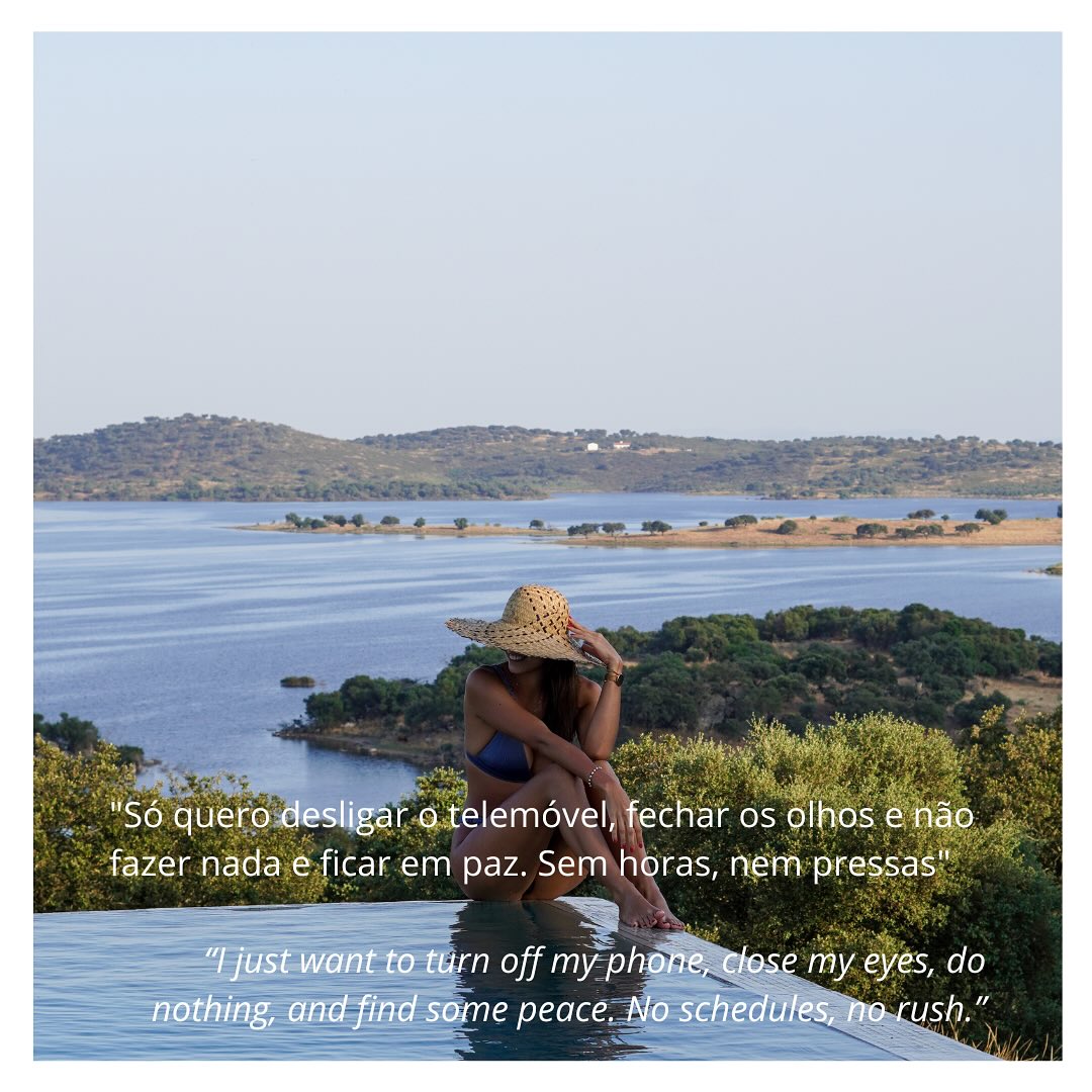 Qual o seu mood para a próxima viagem?
What’s your mood for your next trip?
Aqui no nosso cantinho pode começar o dia com um passeio, provar um queijo com compota caseira e a aprender uma arte tradicional e acabá-lo a olhar para o infinito com um copo de vinho ou um livro na mão ou pela noite dentro a contar estrelas.
Here in our little hideaway, you can start your day with a stroll, sample some cheese with homemade jam, and learn a traditional craft, and end it gazing out at the horizon with a glass of wine or a book in hand, or spending the night counting stars.
#montimerso #alentejo #darksky #darkskyalqueva #stargazing #ceuestrelado #escapadinha #getaway #comvagar #Monsaraz #VisitAlentejo #Portugal #mood #wellness #natureza #gastronomia #enoturismo #gastronomy #winetourism #hiking #hotairballoon #infinito #infinity #craftsmanship #artesanato #saberfazer #traditionalcrafts #knowhow