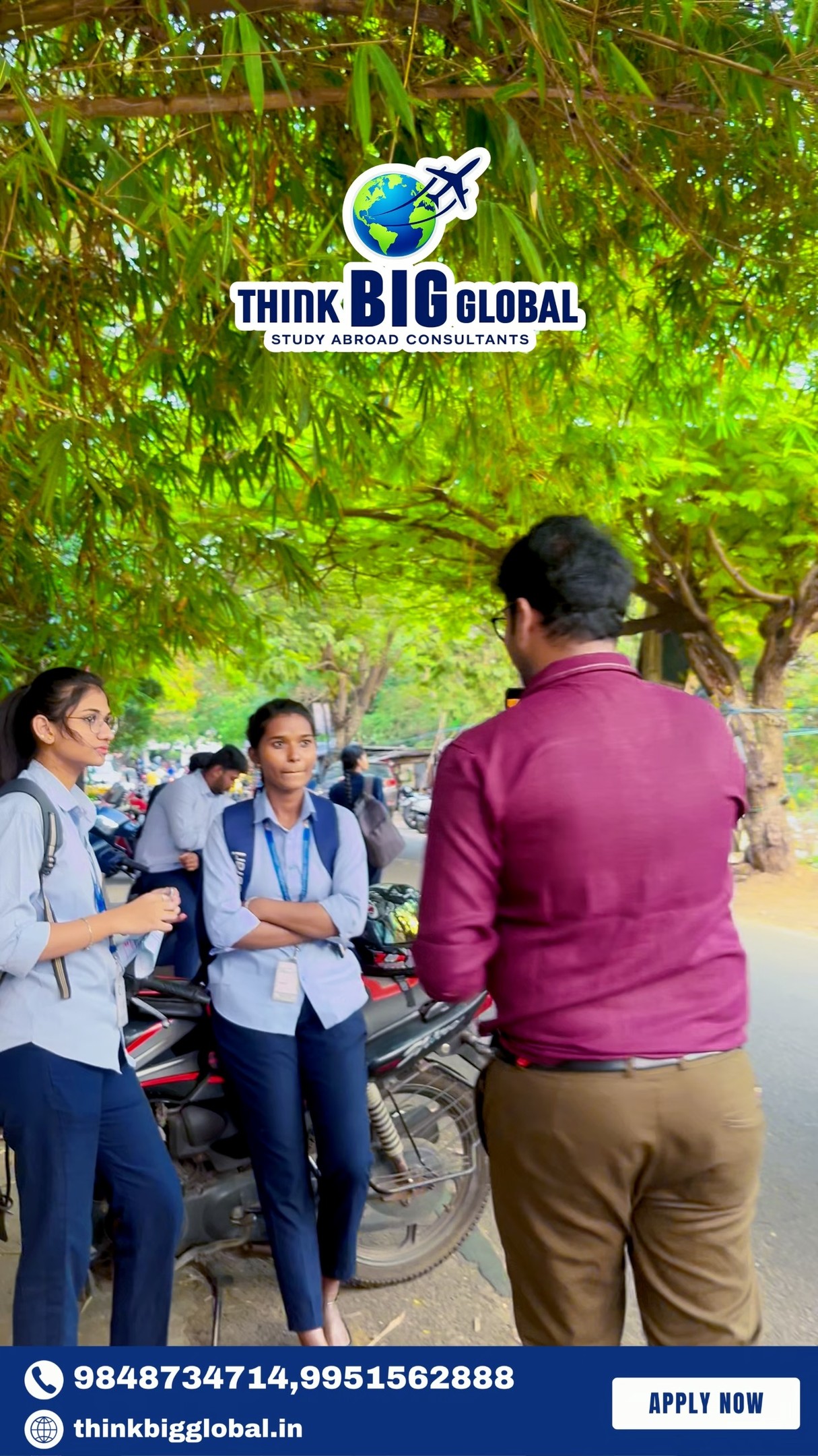 English Street Test!
We asked students simple English questions and their answers were interesting! 😄
Some nailed it ✔
Some got confused 😅
Watch the full reel and tell us how you would answer these questions.
hashtag#EnglishTest hashtag#IELTSPreparation hashtag#LearnEnglish hashtag#StudentReels hashtag#VizagStudents hashtag#ThinkBigGlobal