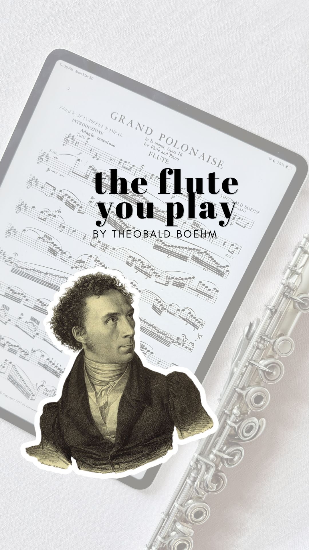 Every time we pick up the flute, we’re playing an instrument shaped by one idea:
What if it were designed based on acoustics, not tradition?
Theobald Boehm didn’t just improve the flute—he completely reimagined it.
�And we’re still playing his system today.
🎶 Featuring Boehm’s Grand Polonaise by William Bennet
#flute #flutist #classicalmusic #musicology #musiceducation flutelife