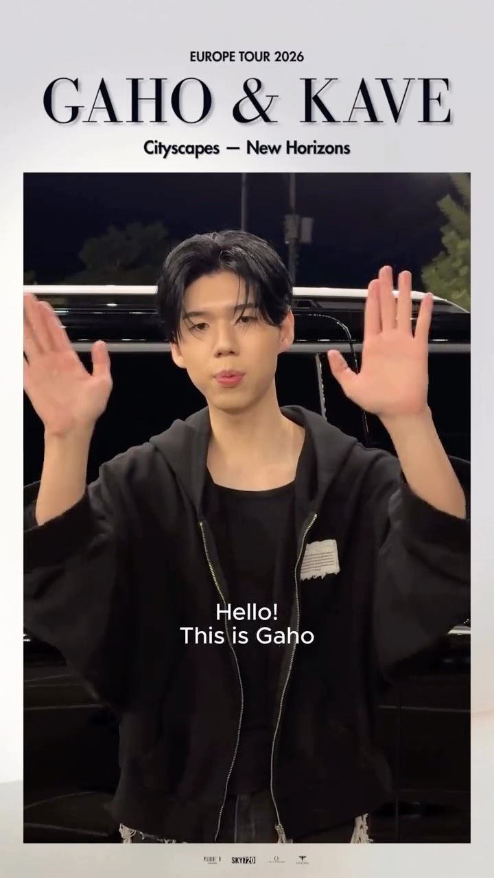 GAHO & KAVE — EUROPE TOUR 2026
Gaho is coming to Europe and has special message for you all
Don’t miss this chance to experience their unstoppable vibes live !
Cityscapes — New Horizons
A new chapter begins.
Tour Dates
📅 05–06/04 — @polymanga, Lausanne
📅 08/04 — @klubhybrydy, Warsaw
📅 09/04 — @columbiatheater, Berlin
📅 11/04 — @cbe_cologne, Cologne
📅 15/04 — @cafedeladanse_paris, Paris
📅 16/04 — @p60poppodium, Amsterdam
📅 18/04 — @theunderworldcamden, London
🎟️ Get your tickets on http://envolprod.com/gahokave
#kpopineurope
#GAHO
#KAVE
#GahoKaveEuropeTour
#CityscapesNewHorizons