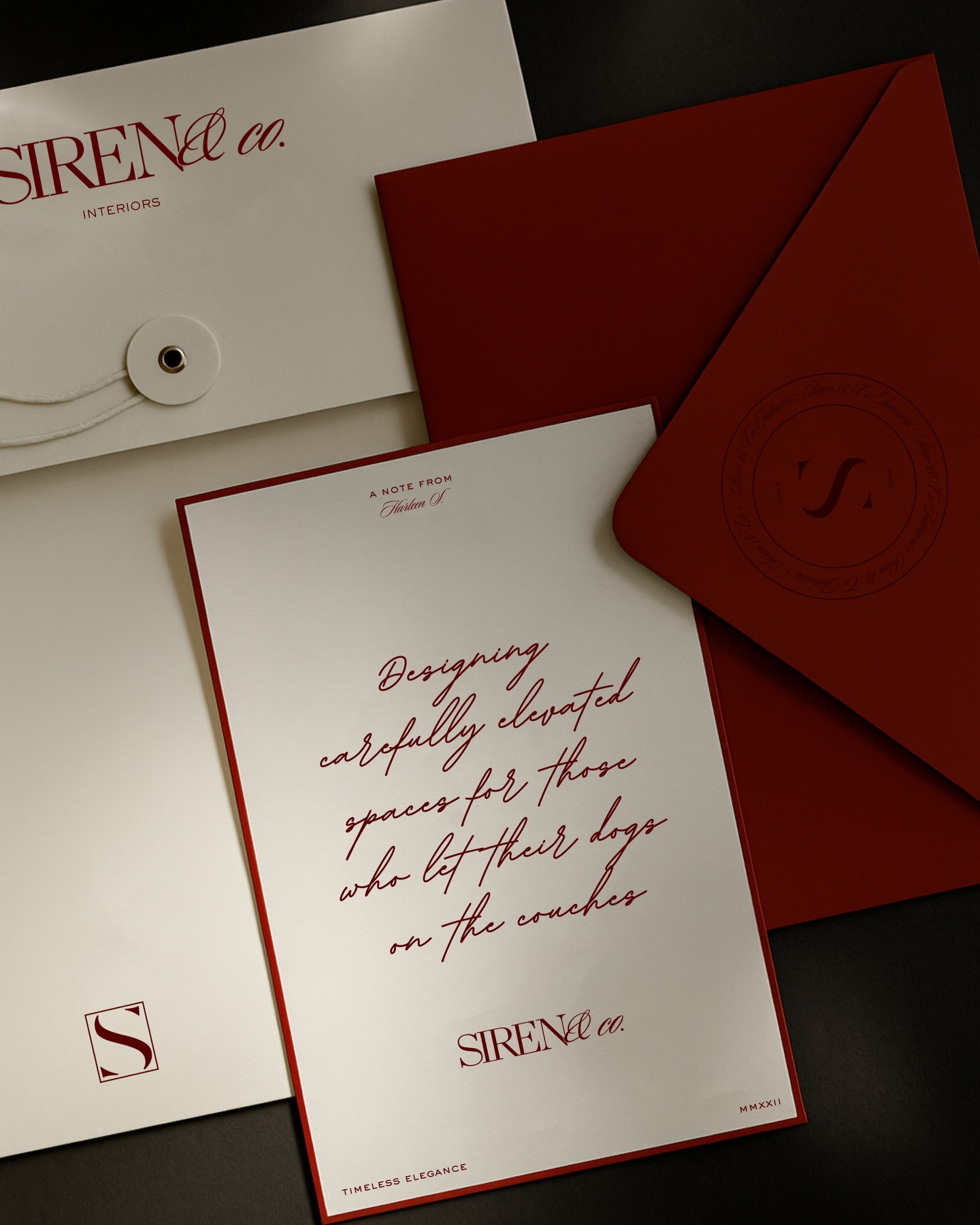 Branding & Website Development Project | We’ve had the honour of working with Harleen, an insanely talented interior designer and owner of Siren and Co. Interiors, which recently rebranded with the help of our talented designers.
This branding represents Harleen’s vision — mysterious, sophisticated, siren-woman energy.
We are honoured to have worked on this project and are excited to present the new website experience soon.
Work with us —
📧 | hello@rayndesignstudio.com
💻 | rayndesignstudio.com
📨 | DM us
🔗 | Link in bio to book a call