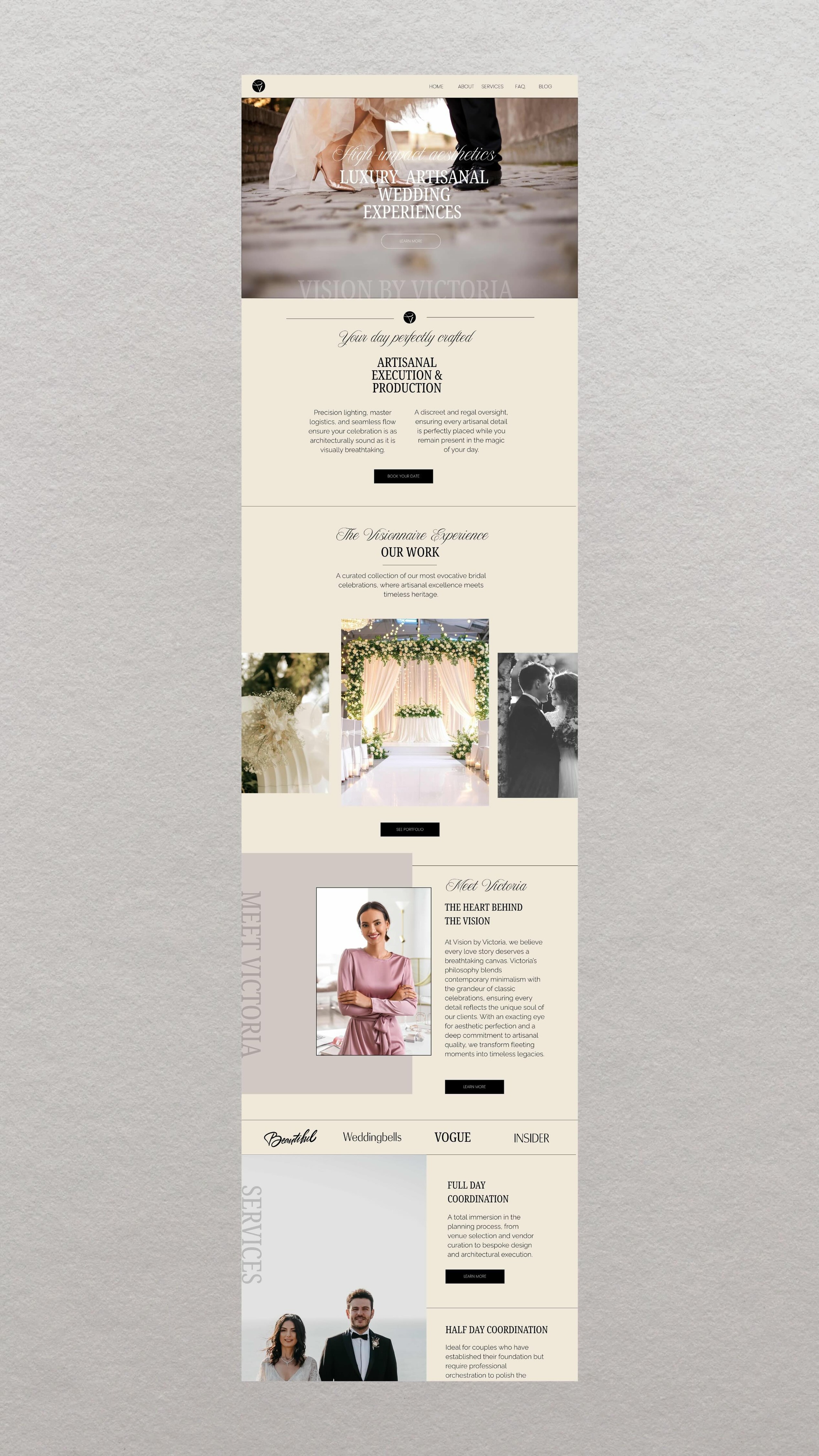 Your website shouldn’t just show the weddings you plan. It should feel like one.
When a bride lands on your site, she is already imagining what her day could look like. She is picturing the atmosphere, the details, the emotion, the experience. And if your website doesn’t reflect that level of beauty and intention, there can be a disconnect.
A luxury wedding brand is not just about beautiful portfolio images. It is about creating an online experience that feels aligned with the kind of celebration your clients want to have. The layout, the wording, the pacing, the visuals, the overall mood, it all matters.
If your brides are dreaming of an elevated, refined, unforgettable wedding experience, your website should give them a glimpse of that before they ever inquire.
Because in the wedding industry, your website is not just a place to get information. It is part of the experience #weddingplanner #luxuryweddingplanner