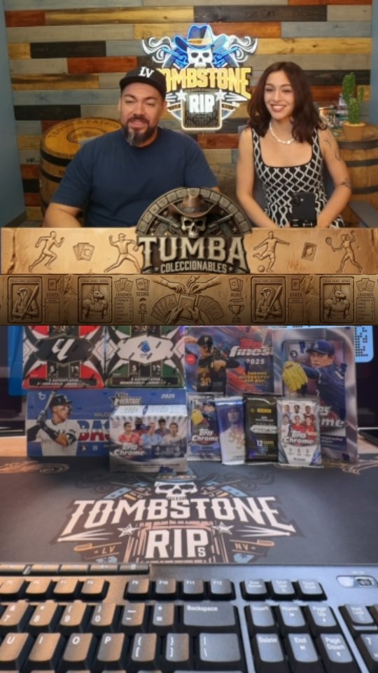 We are proud to launch our all Spanish language breaking channel called Tumba Rips. Join Karima, Manny and Joel everyday on #ebaylive and follow @tumba_hobby on Instagram for all of the latest updates from this new exciting channel.