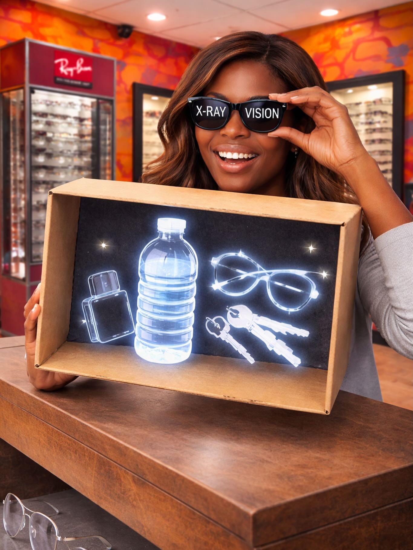 Introducing our newest breakthrough: X-Ray Vision lenses 👀 See through walls, bags, and… excuses 😉 Available today only!
…. APRIL FOOLS HEHEH