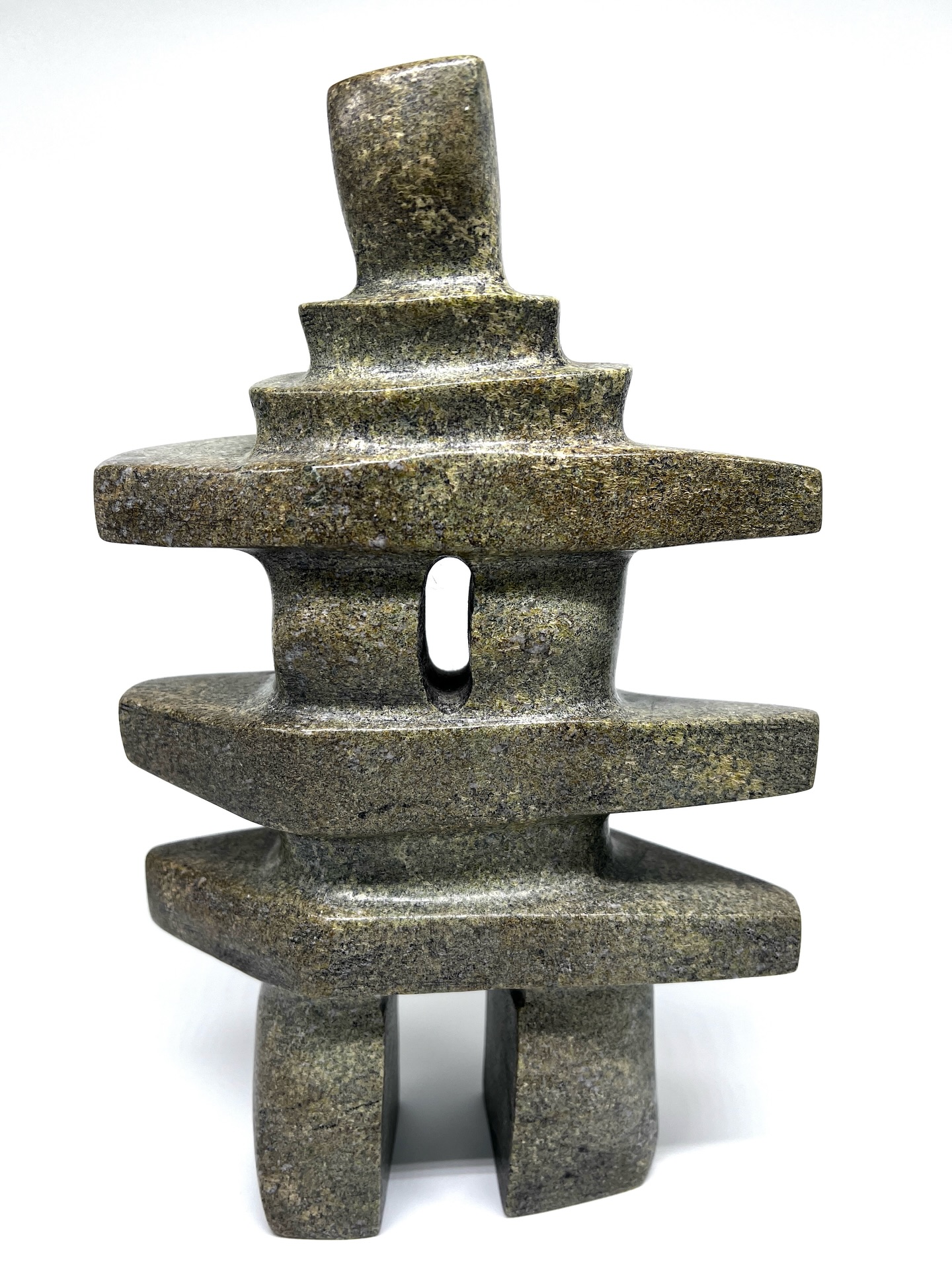 A striking carved stone Inukshuk, signed Matthew Jaw 🇨🇦
A powerful symbol of guidance, resilience, and northern identity, the inukshuk has long stood as a marker of direction and place across the Arctic landscape. This beautifully sculpted example captures that spirit with its strong, balanced form and rich, natural stone texture.
Hand-carved and signed, it carries both cultural meaning and sculptural presence—equally at home in a refined interior or as a grounding, organic accent.
A timeless piece rooted in tradition.
✨ Available
#inukshuk #inuitart #canadianart #stonecarving #indigenousart north arcticinspiration homedecor collectedhome martineboreantiques