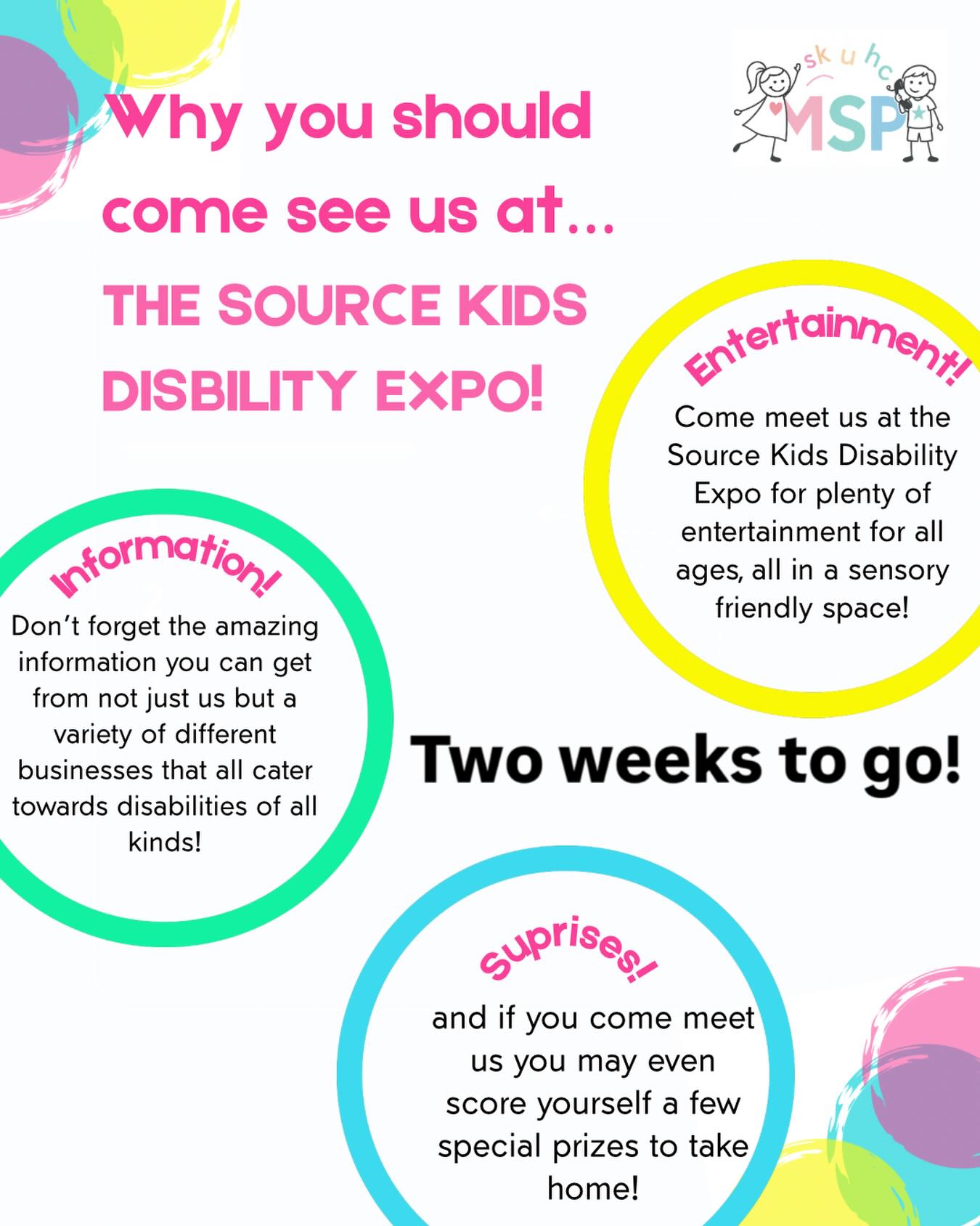 With only two weeks until the Source Kids Disability Expo we are excited to give you some reasons to grab your FREE ticket🎟️ and head on over to the Melbourne Convention Centre on either Friday the 17th or Saturday 18th of April from 10-4pm. Even the piggies 🐽 will be coming along!#sourcekidsdisabilityexpo #sourcekids