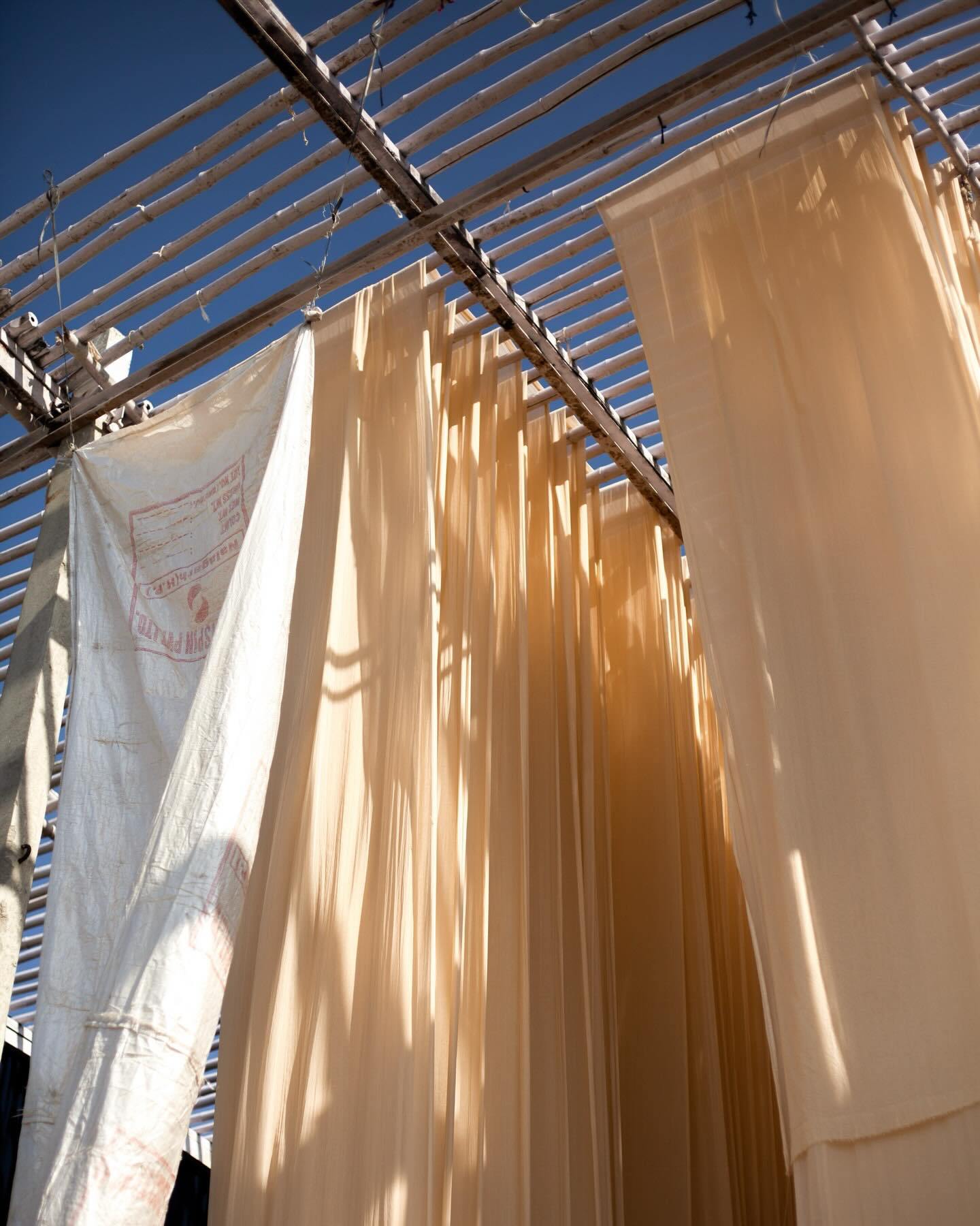 First few days in India 🌺 So grateful to do what I love most, and to be back in India, the magical country where all the pieces are crafted, the fabrics are created, and where the story of THAAMSZ began ✨