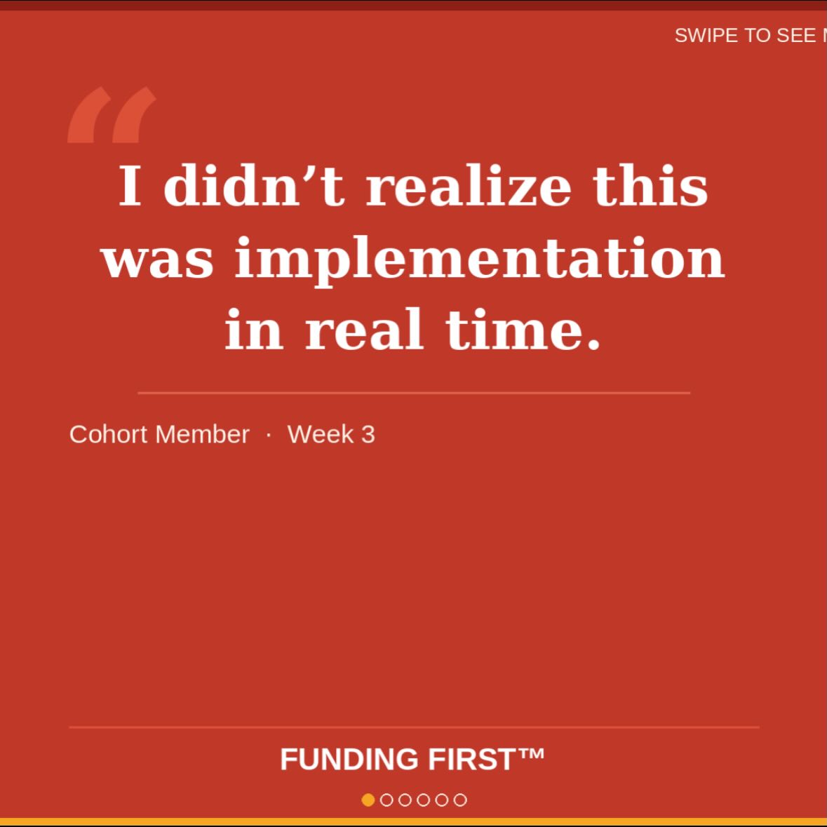 “I didn’t realize this was implementation in real time.”
This is what a member said inside Funding First this week.
Not a class. Not a course. Not information.
A building session. In real time.
And we are only in Week 3. We have not even gotten to the grant writer or the two build labs.
$297 Lifetime Access.Closes HELD OVER… Tuesday, March 31.
shecarayvonne.com/fundingfirstsprint
-Shecara Yvonne