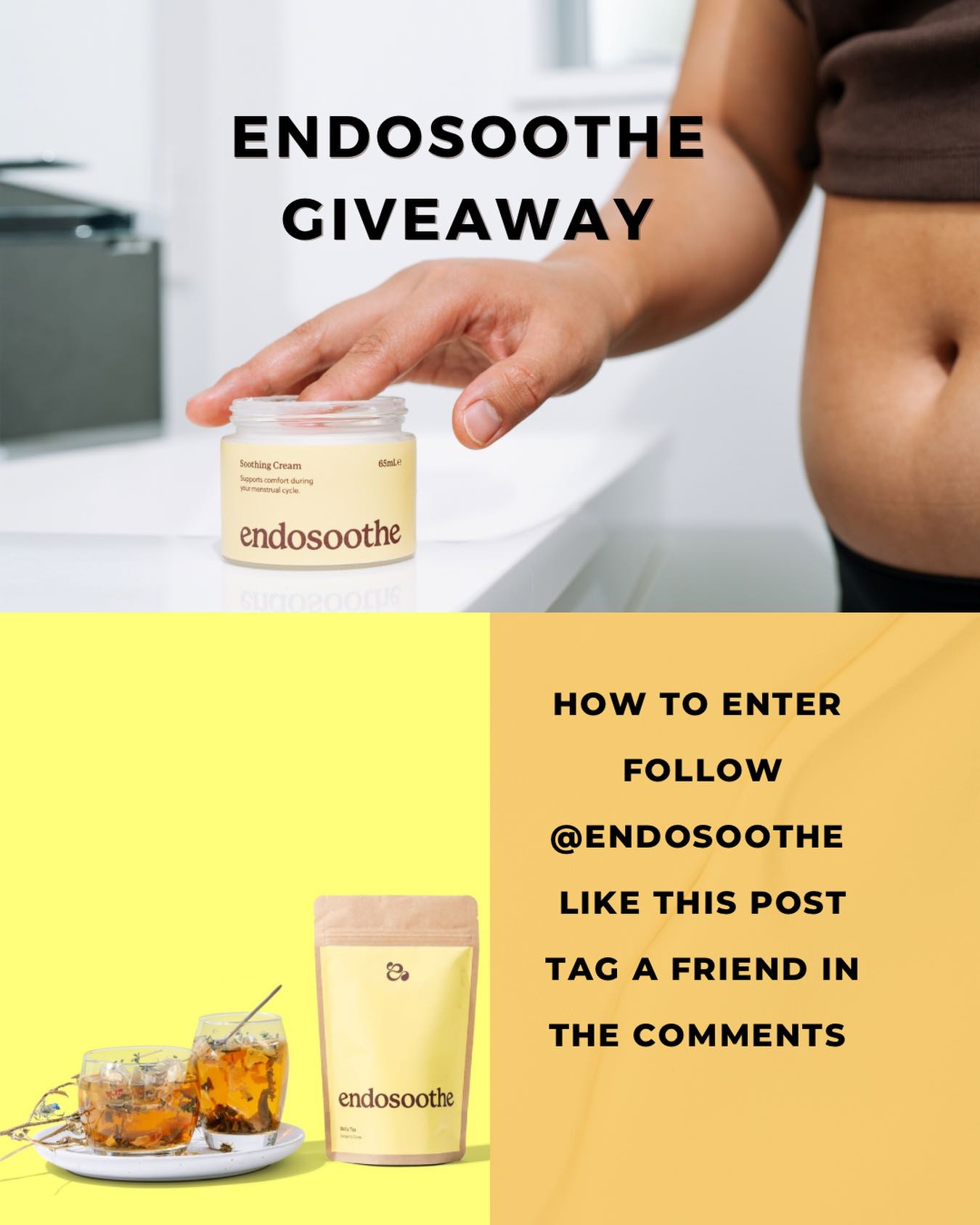 We are so excited to be giving away a beautiful bundle from @endosoothe
Created with lived experience, for people living with endometriosis and pelvic pain.
What you can win
Endosoothe Tea
Endosoothe Balm
These products are designed to support comfort, calm, and care when your body needs it most.
How to enter
Follow @endosoothe
Like this post
Tag a friend in the comments
Each tag = one entry
Tag as many friends as you like for more chances to win
⨠Bonus
Share this post to your story and tag us for an extra entry
Giveaway closes 03/04/26
Winner will be announced on our Instagram stories
Open to Aotearoa NZ residents only
This giveaway is not sponsored, endorsed, administered by, or associated with Instagram.
Good luck đ
#EndoWarriorsAotearoa #GiveawayNZ #EndometriosisAwarenessMonth #WellnessSupport #supportlocalnz