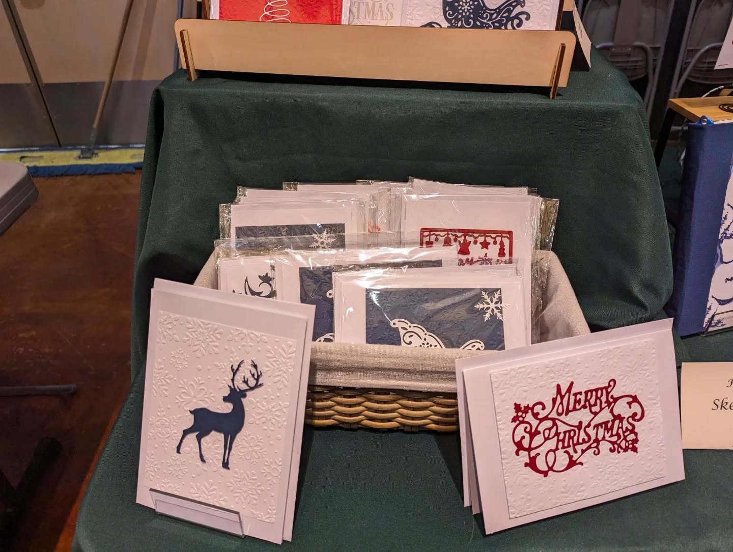 Last bazaar of the year Edmonds Woodway HS! Only a few Christmas cards left 😊