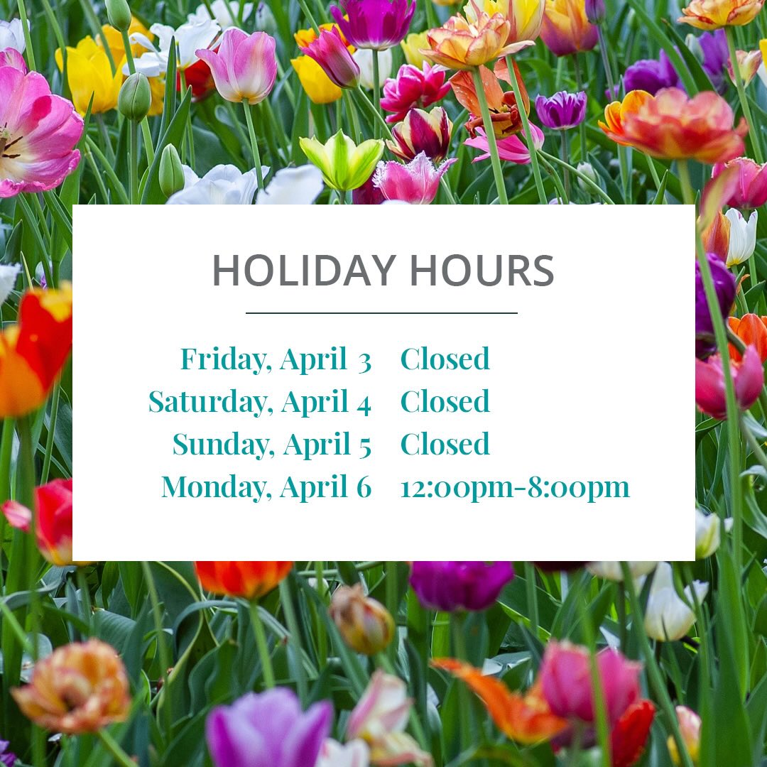 Long weekend coming up 🌷🌸