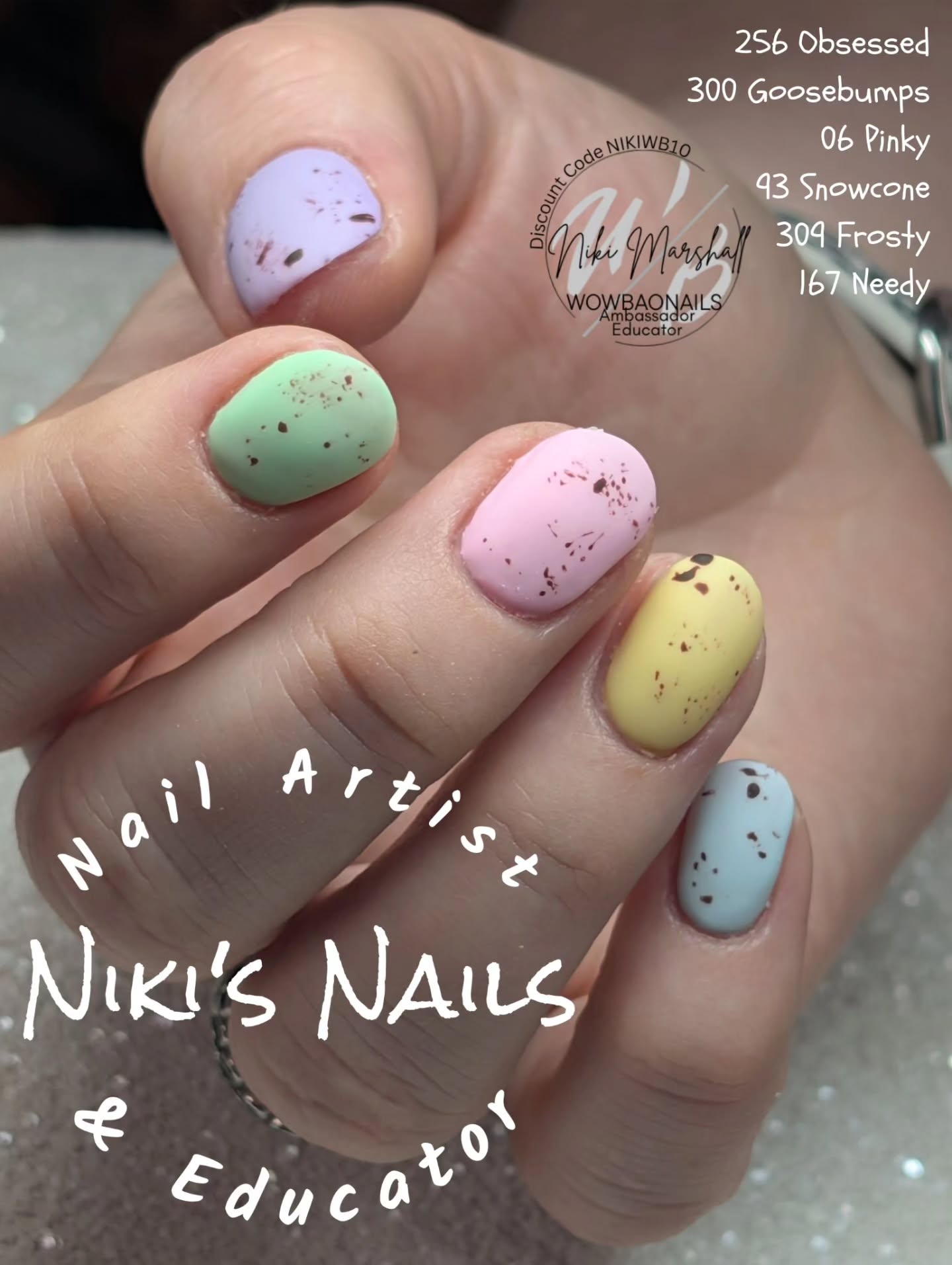 Yay! Managed to post within the same week they were created 😂 small wins 🙌🏼
This weeks stunning Spring and Easter nails creeping in everywhere now 😍
Slow replies over the next 2 weeks, kids holidays, 4 day weeks and 3 of those 8 days are student days - cant wait to share my students progress 🤩
Education www.nikisnails.co.uk/courses
Products and Tools @wowbaonails
Discount code NIKIWB10
#nails #recap #nailcourses #student #naileducation