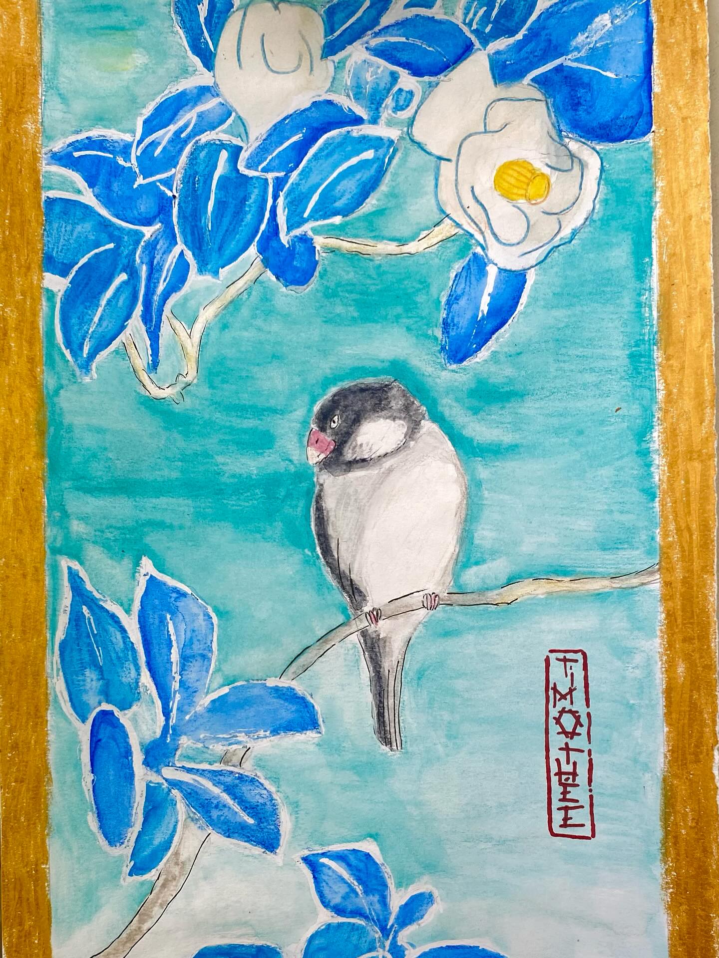 #kakemono Thimotée #aquarelle #viveleprintemps