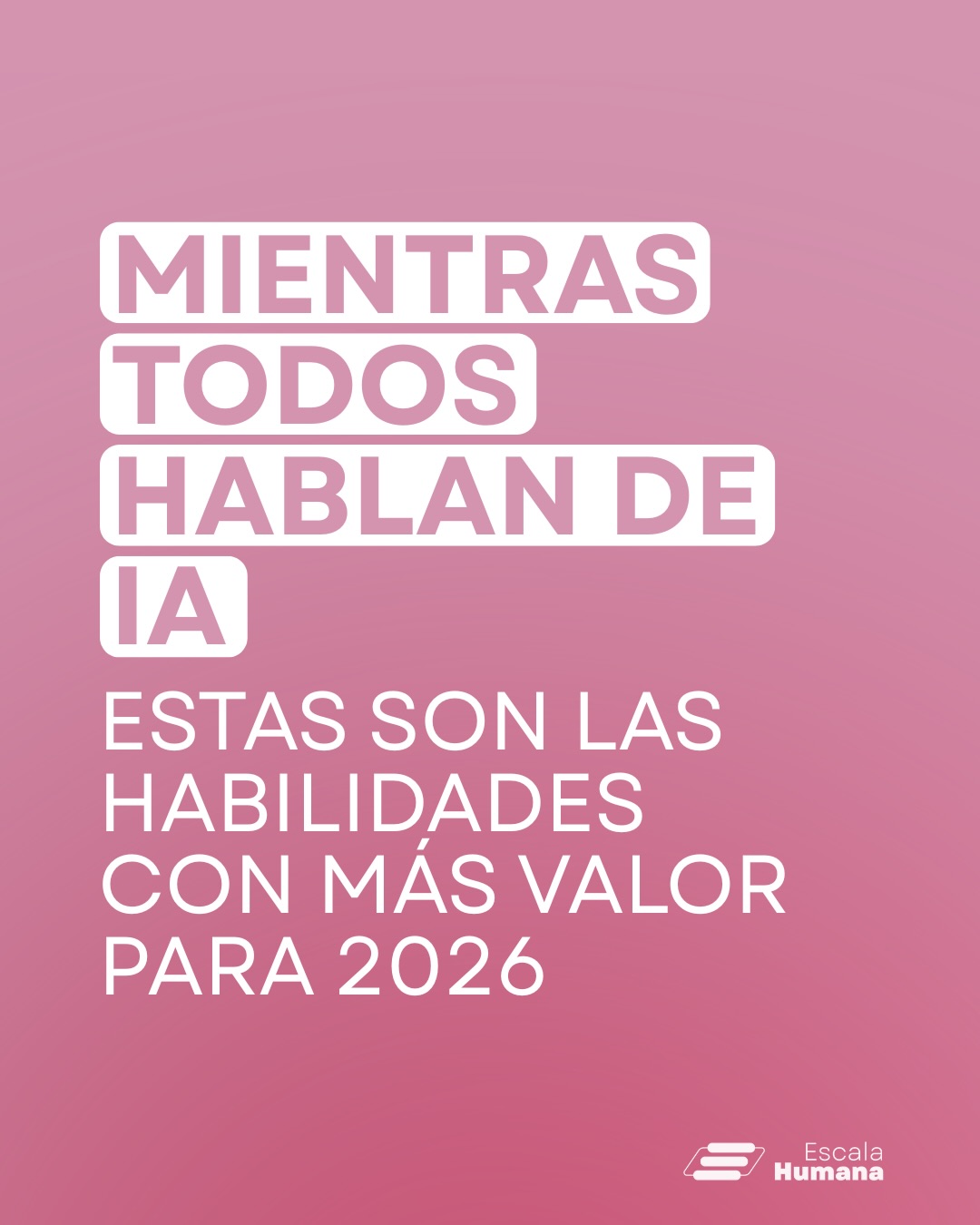 Las organizaciones están poniendo cada vez más atención en cómo las personas piensan, se relacionan, aprenden y coordinan con otros 🗣️.
De hecho, el Future of Jobs Report 2025 del World Economic Forum muestra que varias de las habilidades que más están ganando valor son justamente estas: liderazgo, aprendizaje, creatividad, resiliencia, empatía y autoconciencia.
Desarrollar estas habilidades te permite adaptarte, influir, tomar mejores decisiones y sostener conversaciones que mueven acción.
🤝 Impacta directamente cómo te relacionas con otros: cómo escuchas, interpretas, respondes y construyes vínculos, tanto en el trabajo como en tu vida personal.
Estas habilidades, a pesar de ser humanas, no aparecen solas… Hay que aprenderlas y entrenarlas 🛠️.
Y te contamos esto: formarte como coach es una de las formas más completas de desarrollarlas.
Si quieres que este año sea distinto, conversemos! Quedan pocas semanas para comenzar nuestra próxima generación del PFC - Programa de Formación como Coach 🎓.