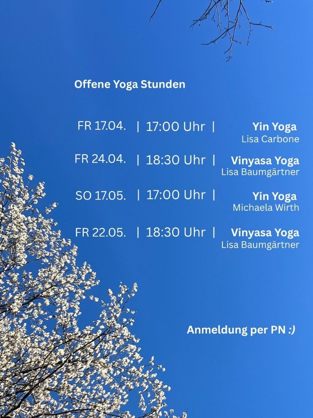 offene Stunden in NBH 🩵 mit Lisa, Michaela und eine mit mir 🐣