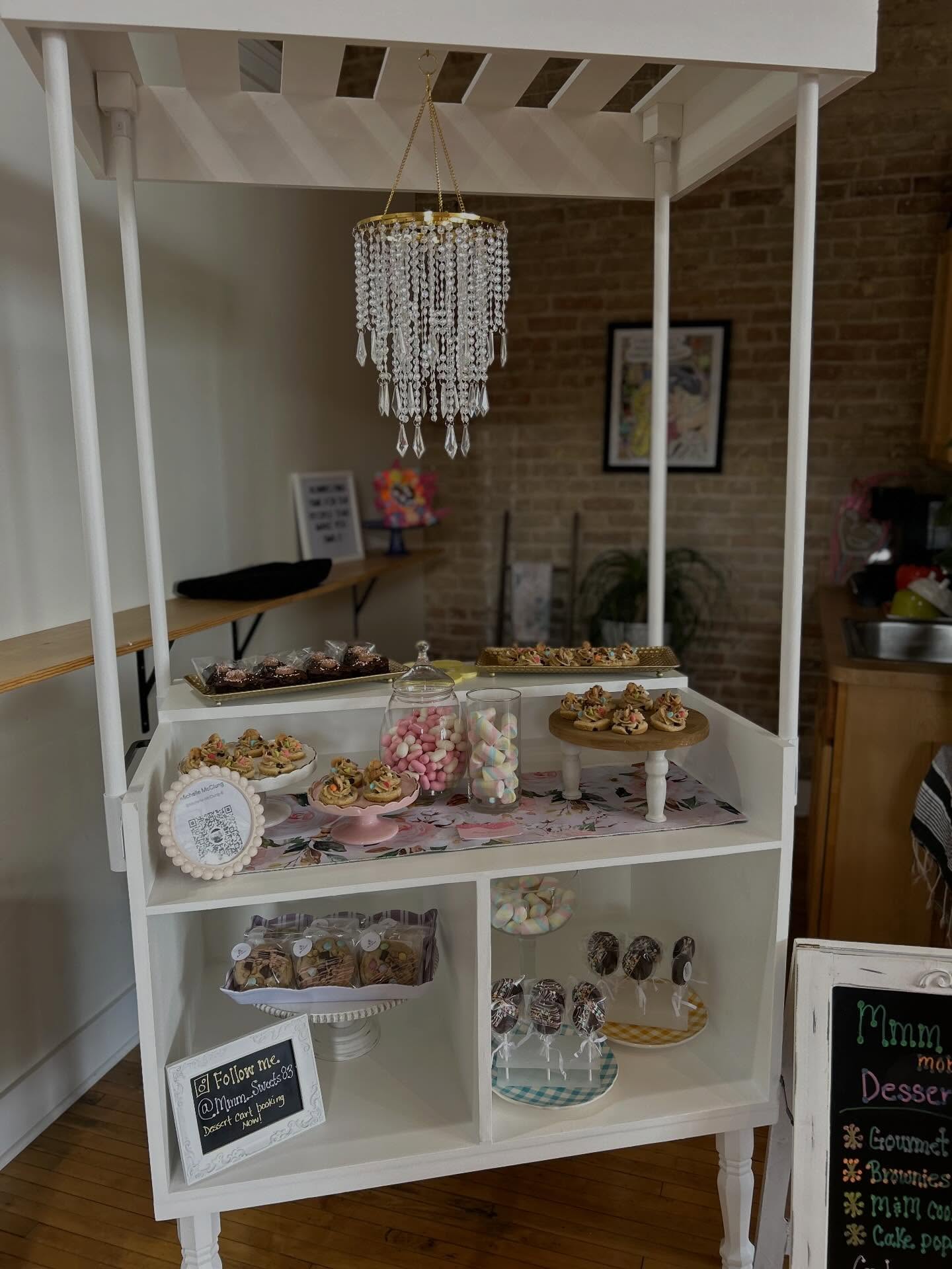 Serving sweetsâŚbut make it an experience đ°â¨
Our dessert cart isnât just a setup-itâs a whole moment. From floral cupcakes, to custom treats, it rolls in looking cute and leaves everyone obsessed!
Perfect for weddings, showers, parties or any event that deserves a little extra sweetness đ
Because your dessert table should be just as unforgettable as the rest of your day.
Now booking dessert cart events đ. Message me for more info!
#dessertcart #desserttable #eventdesserts #weddingdesserts #dessert