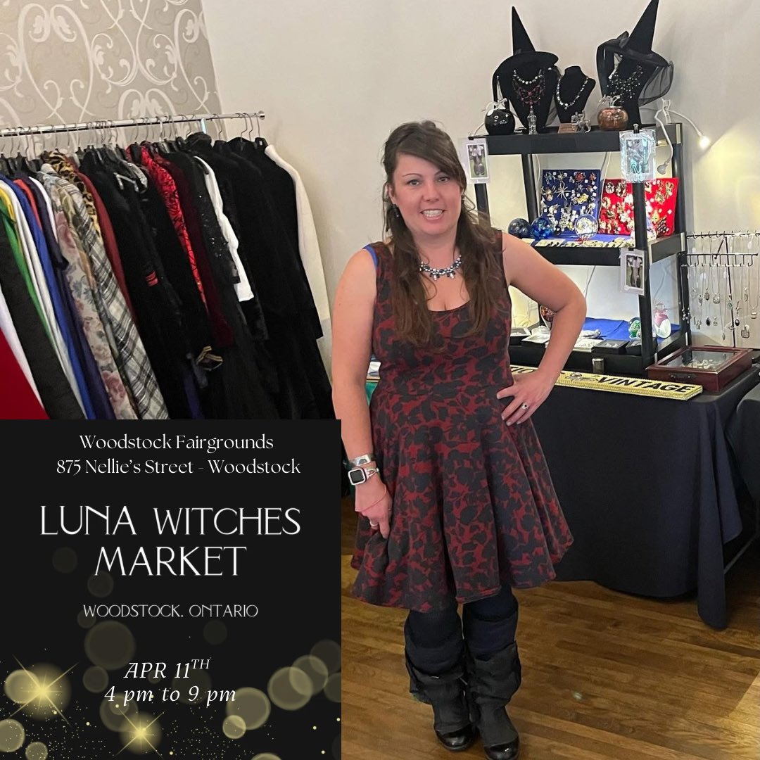Join us on April 11th @lunaeventscanada Witches Market in Woodstock. We look forward to sharing the room with a group of great vendors and having a good time with everyone who will come out to support this fantastic market
#witch #witchy #witchofinstagram #witchstagram