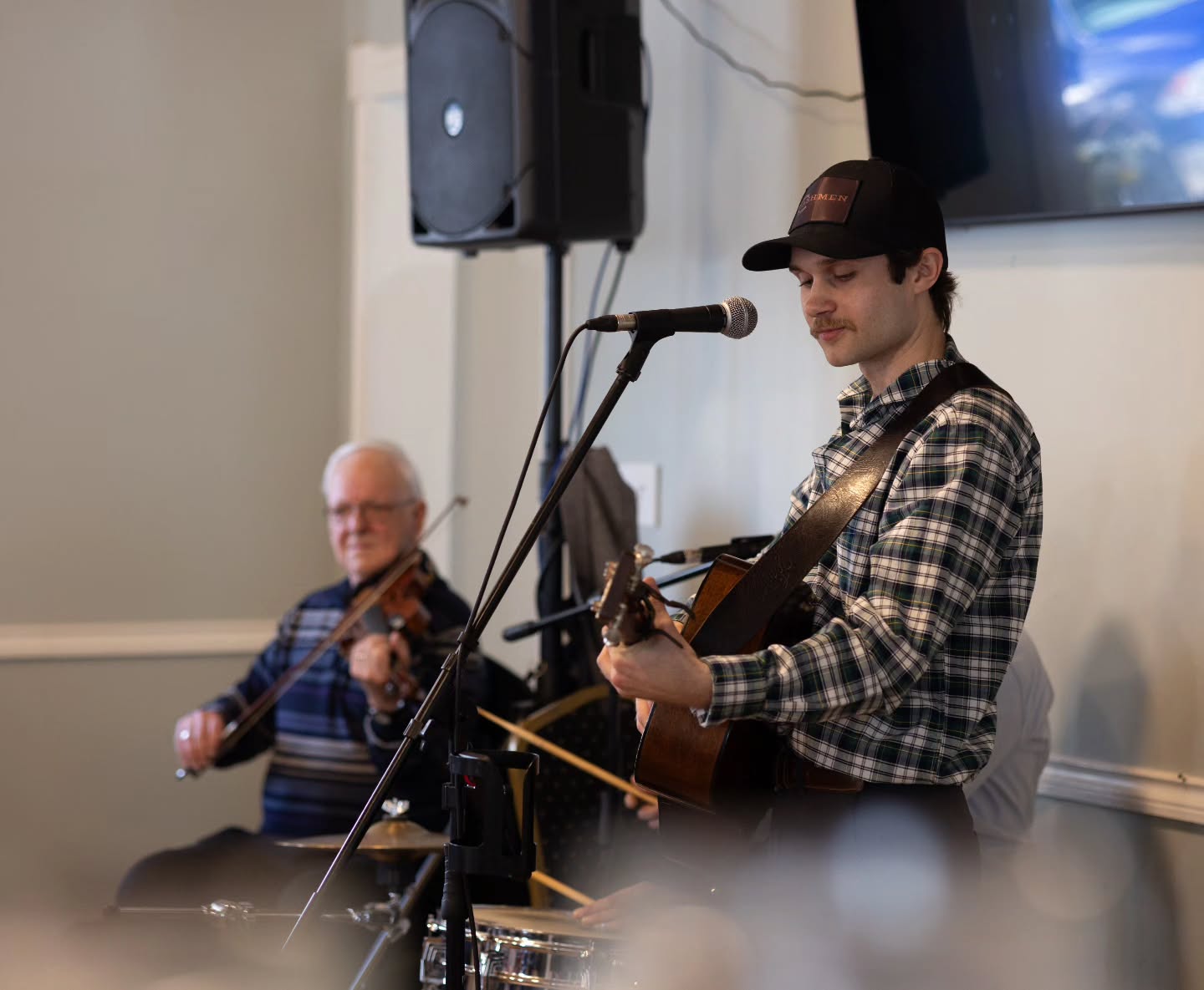 Heartwarming afternoon with @cashmen.ford at a Highlands North Network event yesterday. What a voice!!!
