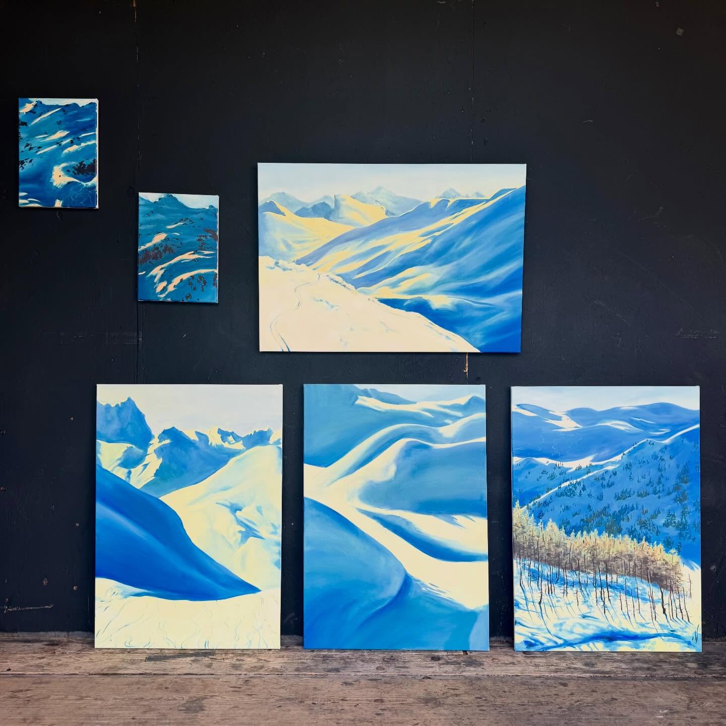 L’hiver s’est terminé, et avec lui momentanément, cette série des Alpes sous la neige ❄️