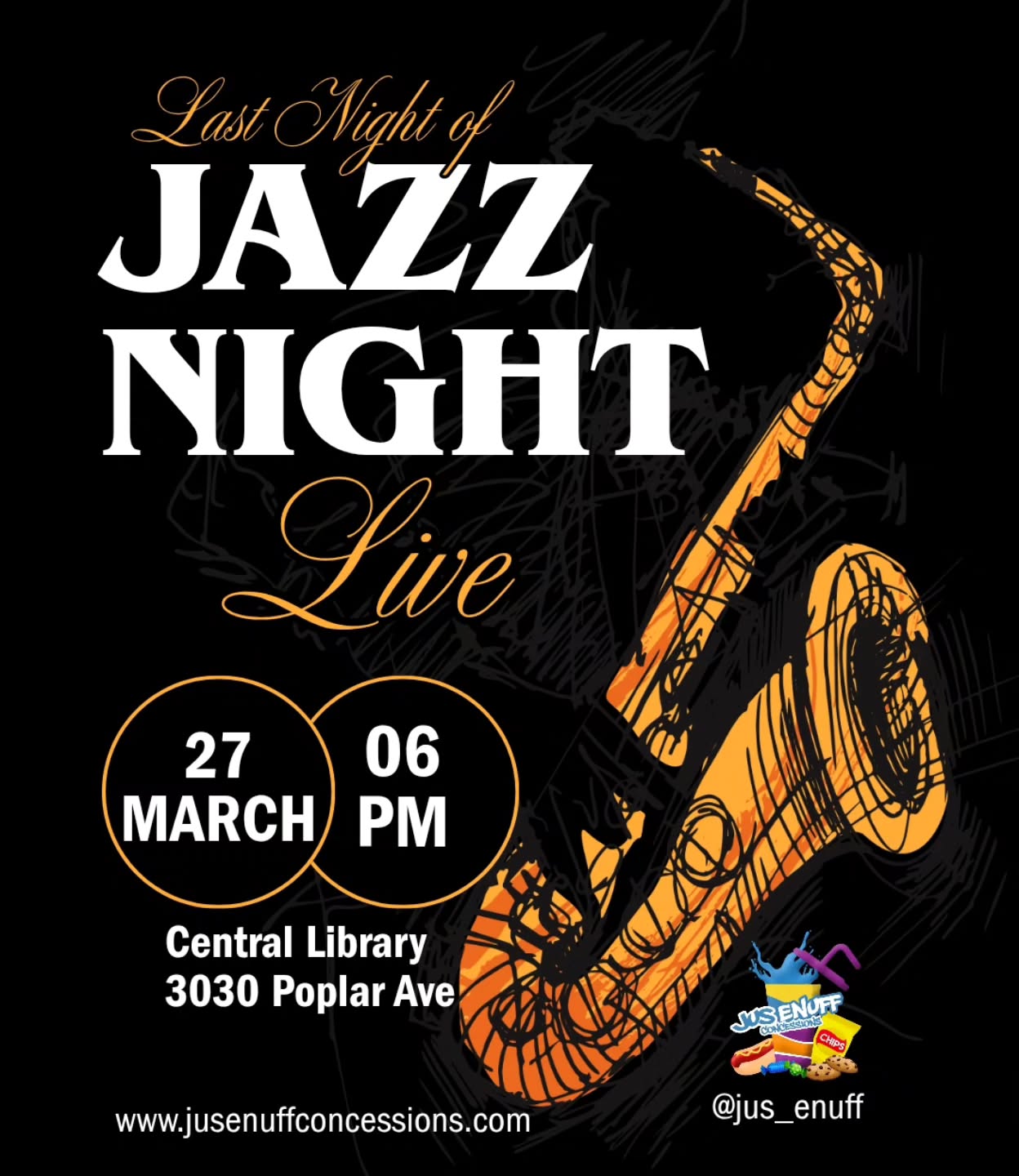 Last Night for 5 Fridays of Jazz this FRIDAY‼️ Memphis Artists 🔥 Food Stand 🔥 Environment 🔥 Free 🔥 Support 🔥#communitysupport #foodie #jazzmusic #music #mobile