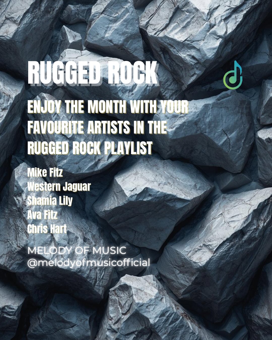 Music moves fast — so do we 🔁
The Melody of Music Rugged Rock updates monthly.
Lock in. Press play.
#MelodyOfMusic #RuggedRock #PlaylistUpdate #FreshFinds #MusicDiscovery