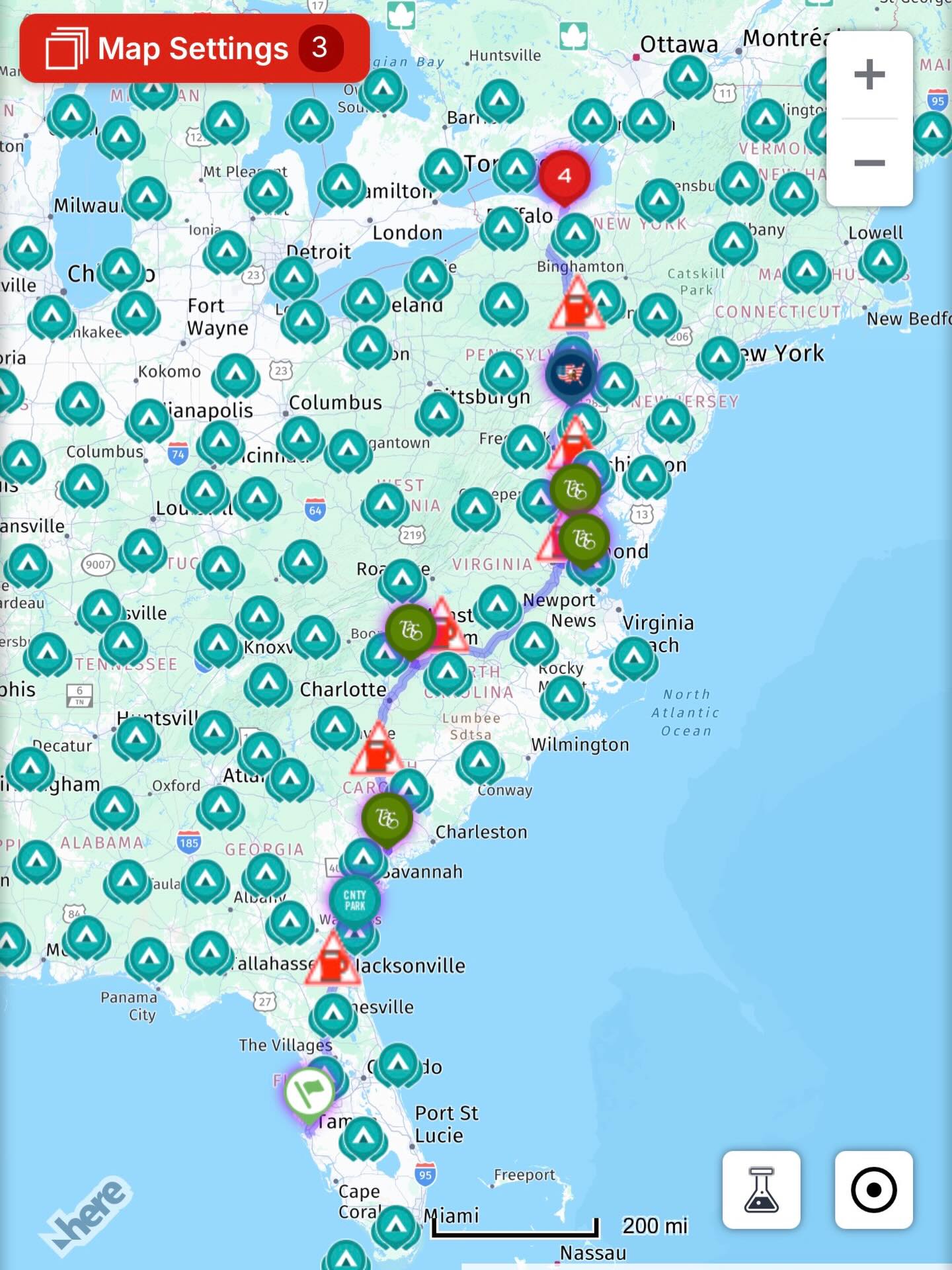 Our trip from FL to NY has been planned and booked! 44 nights of camping (thanks Thousand Trails) and over 1500 miles. Looking forward to checking out Advance NC, Colonial Williamsburg, and Colonial Beach VA - all new places for us!
RV Trip Wizard really helped in planning our route and choosing places to stay. If you’re interested in joining RV Life (and RV Life Trip Wizard) you can save 25% off your first year by scanning the QR code below.
#rvlife #rvlifetripwizard #tripplanning #lifeontheroad #rvliving