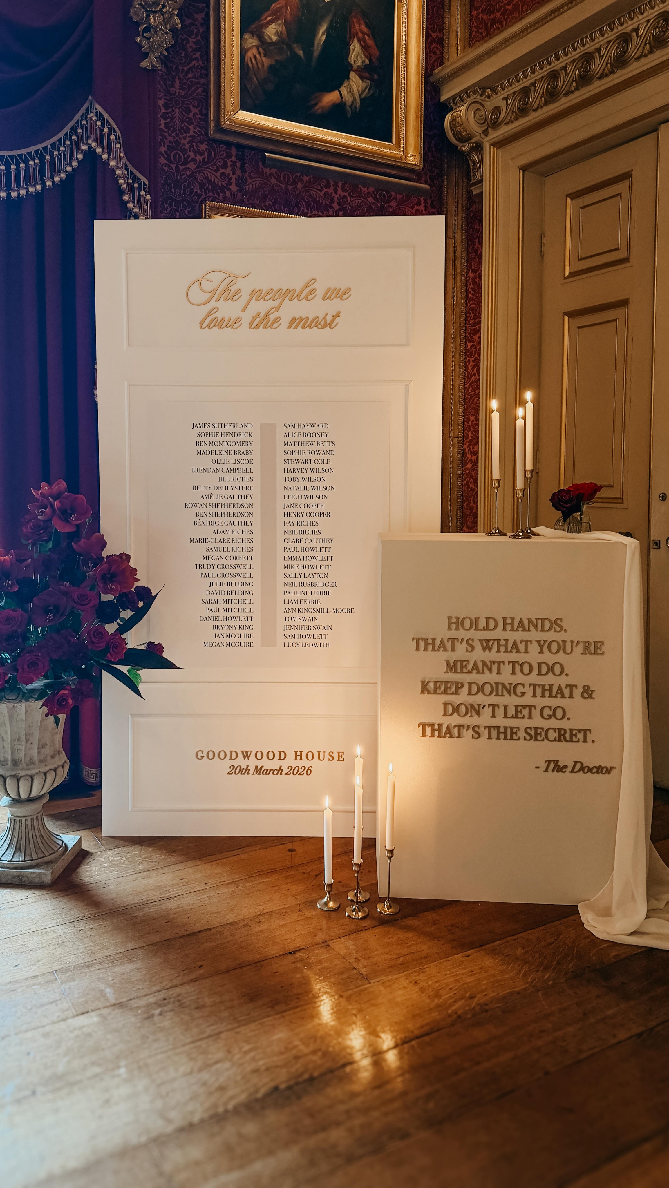 Adam & Marie-Clare.
The kick off to our wedding season and this reaction is everything.
Working with this gorgeous couple was a genuine delight - they were so trusting, so grateful and this reaction made my heart hurt.
It reignites why I do this and how genuinely happy it makes me people.
Here to another non-stop wedding season, amazing couples, love stories for days and gorgeous set ups!
The team:
@georgina.rose.events
@spriggsflorist
@drawn.by.chloehill
@taylarjaydephotography
@danielbrucefilms
@mixologybrothers
@clubkudo
@southdownsstrings
#weddingsignage #weddingsign #weddingseatingplan